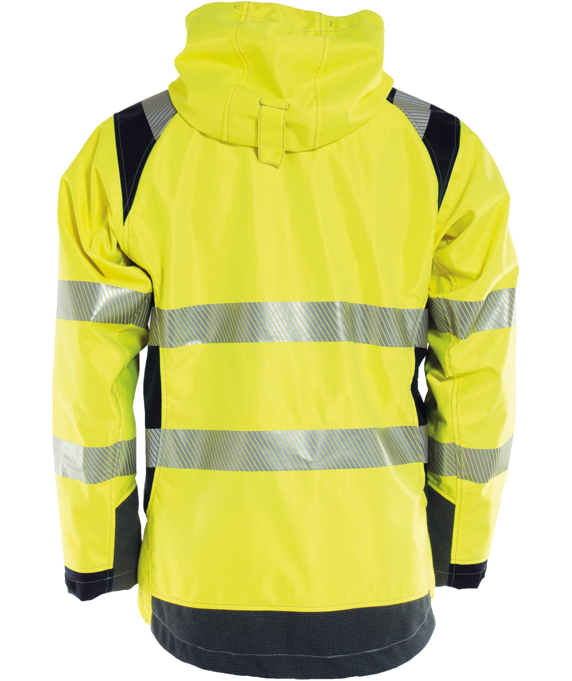 Tranemo FR Shelljacke, Hi-Vis gelb/marine
