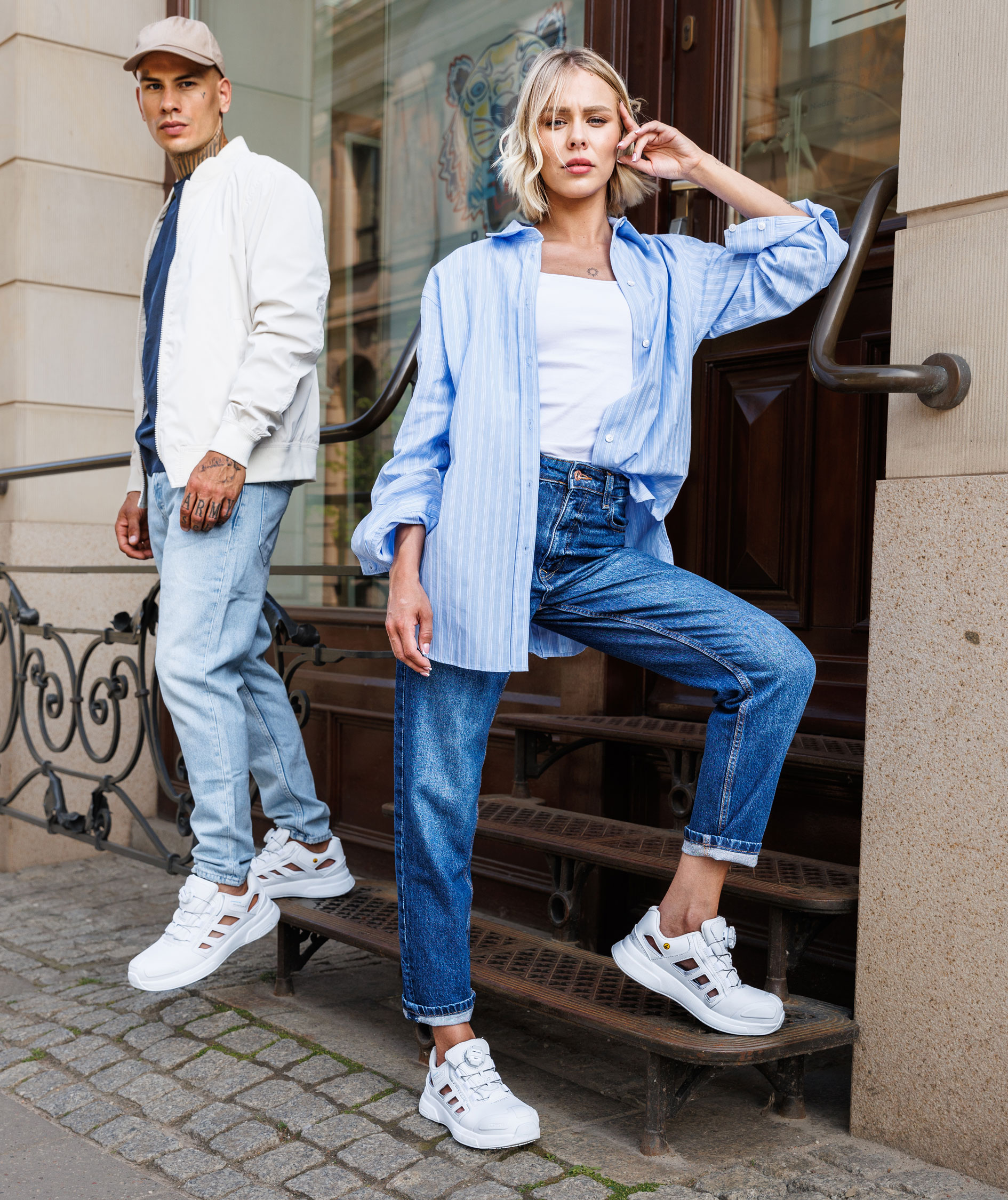 Airtox FW22 skyddssandaler S1, Vit