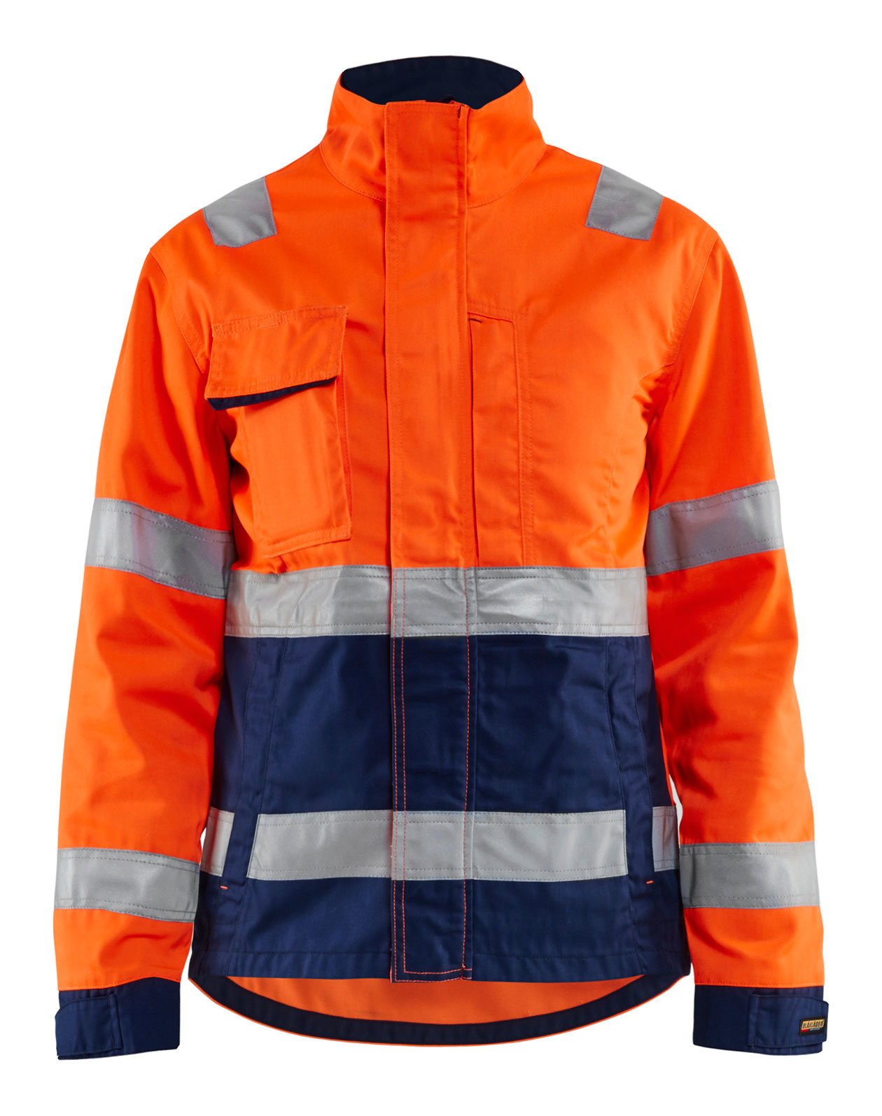 Varsel Orange/Marinbl&aring;