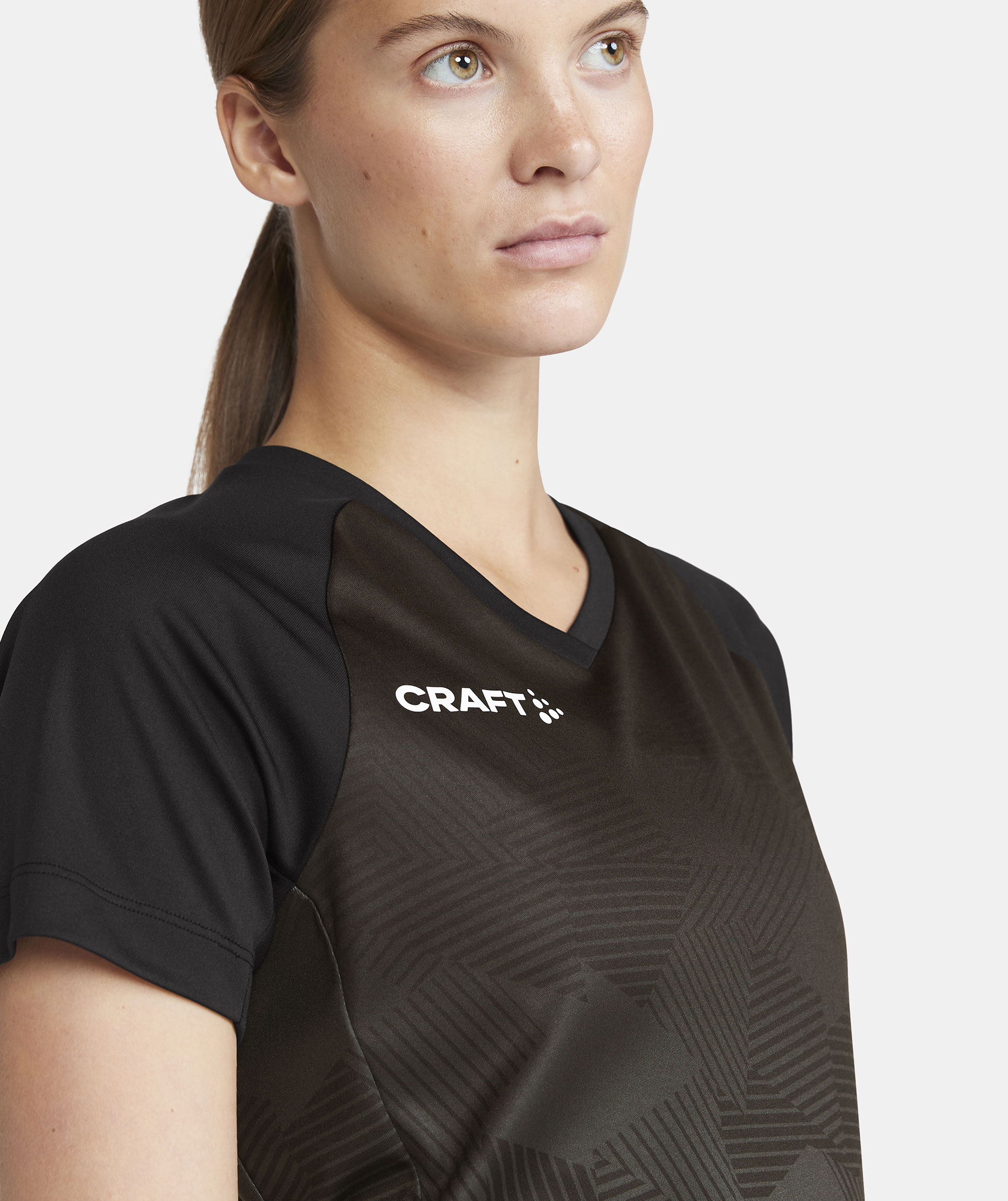 Craft Premier Fade Jersey Damen T-Shirt, Black, large image number 3