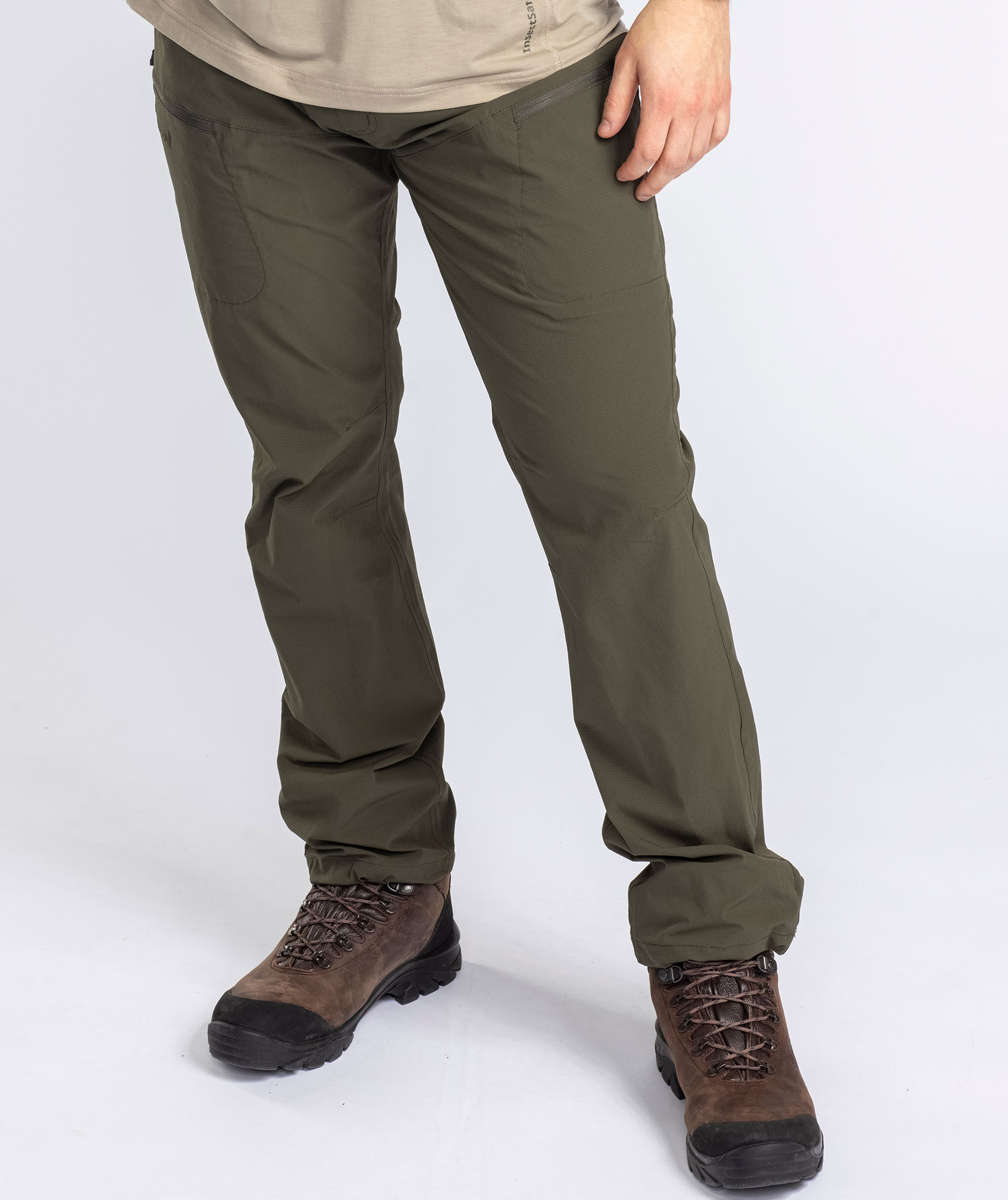 Pinewood&nbsp;NatureSafe Hiking bukser, Moss green, large image number 3