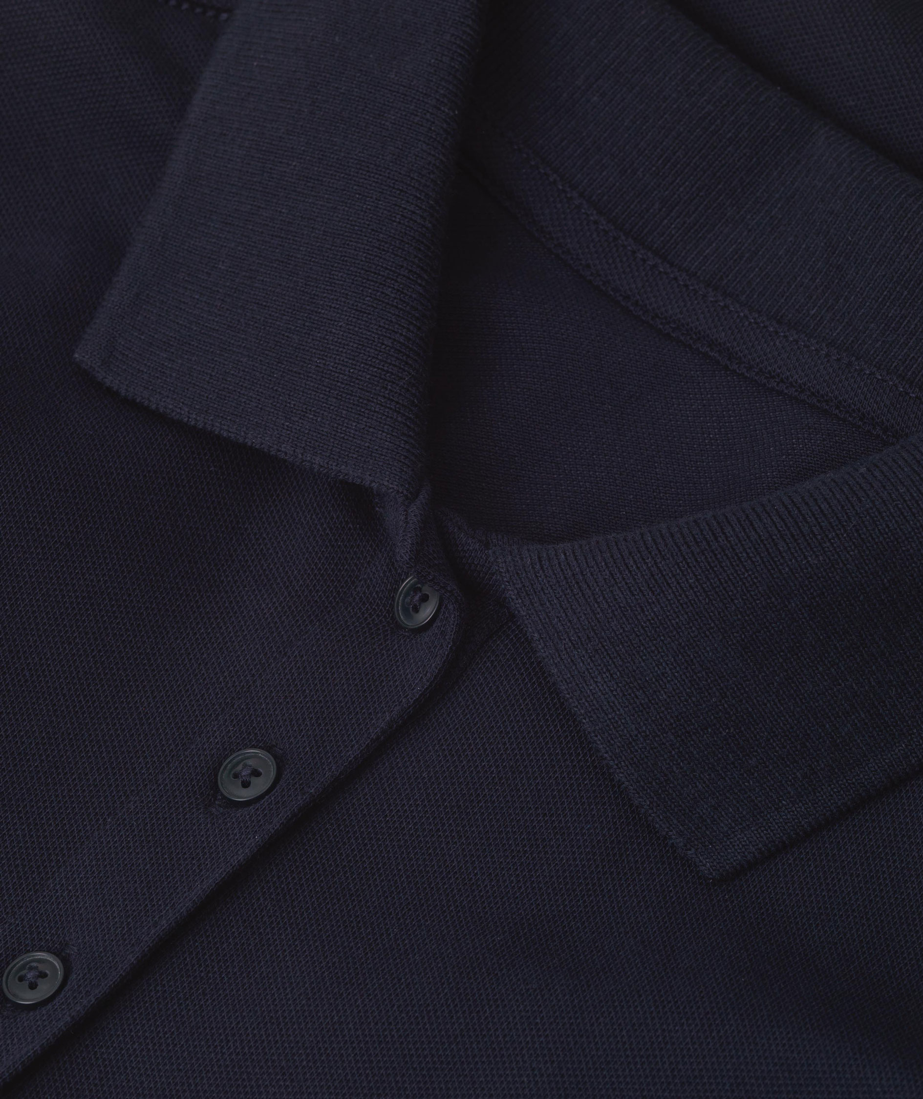 ID organic women's polo shirt, Navy, large image number 3