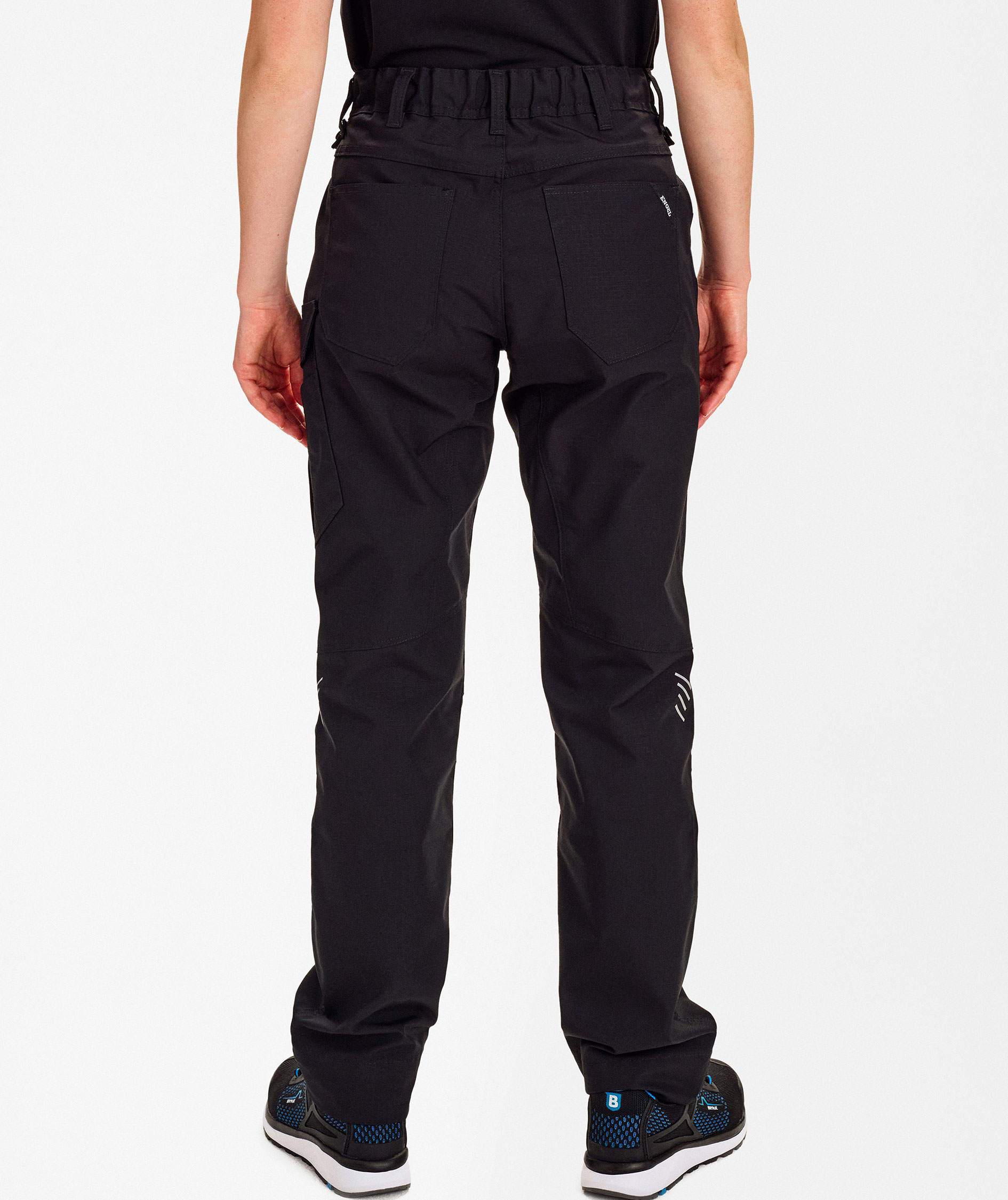 Engel Entire dame servicebukse, Black, large image number 3