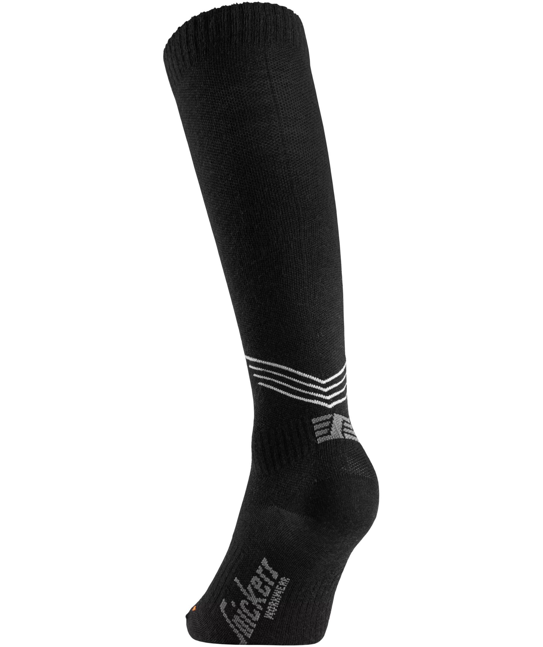 Snickers kompressionsstrumpor med merinoull 9228, Black