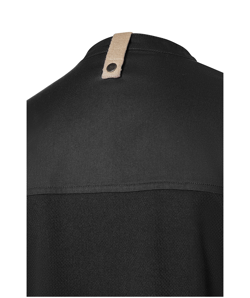 Karlowsky Green-Generation short sleeved chefs jacket, Black, large image number 5