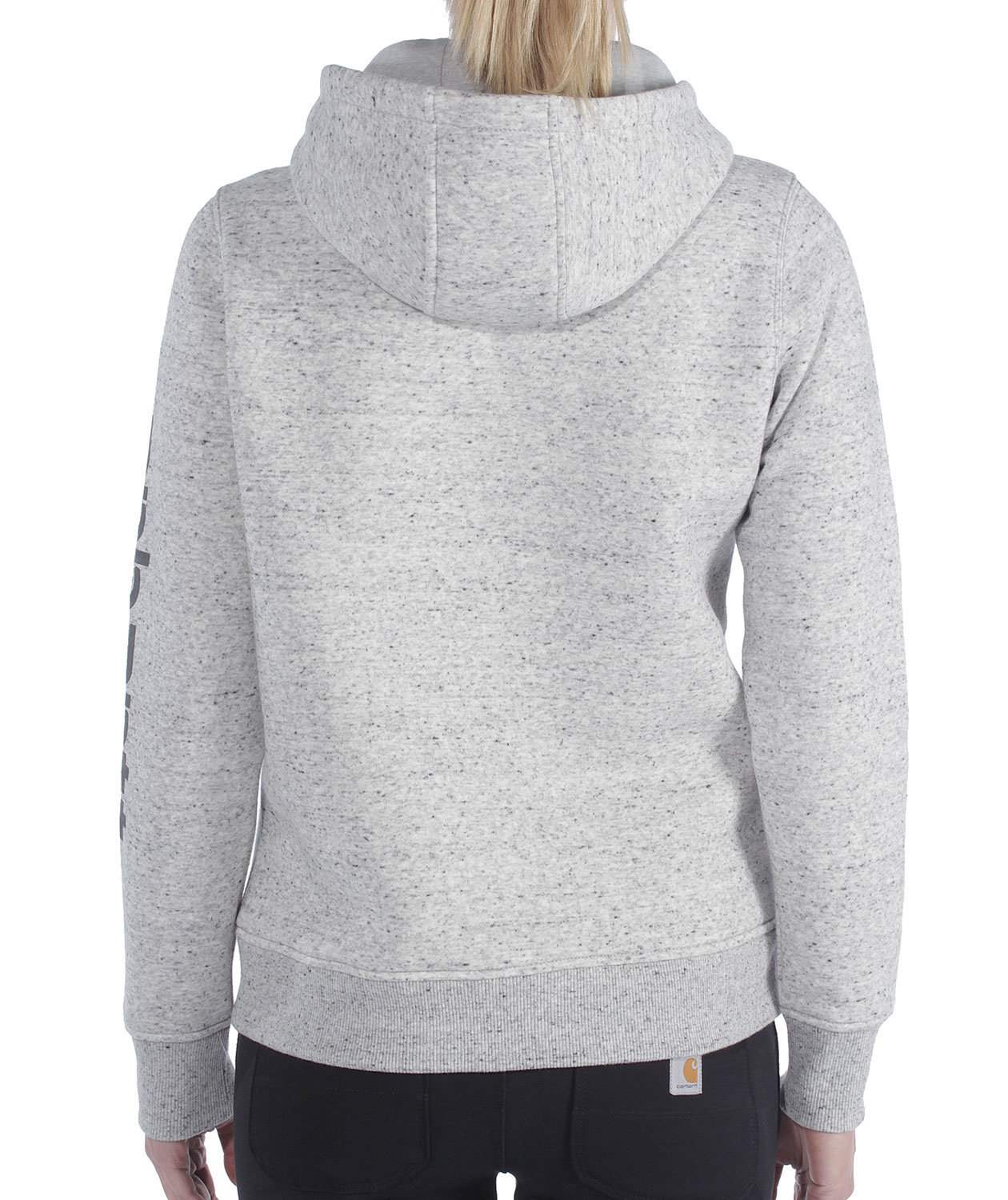 Carhartt Clarksburg hoodie dam, Asphalt Heather Nep, large image number 3