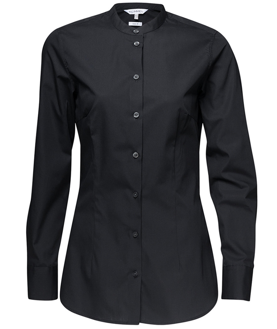 K&uuml;mmel Judi Classic fit poplinskjorta dam, Svart