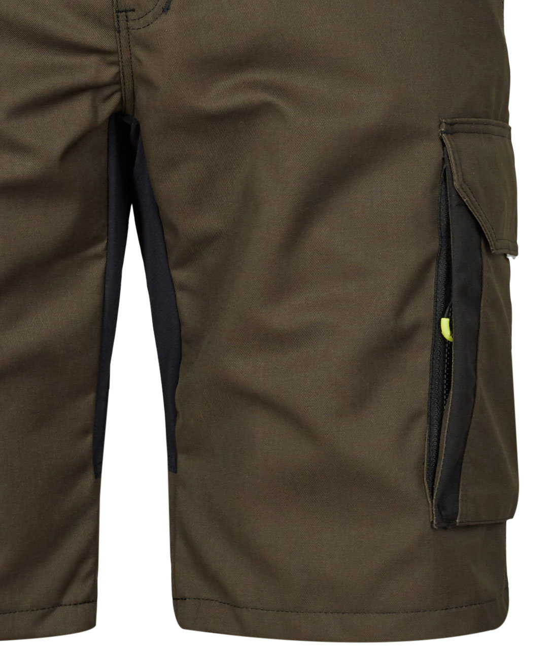 Engel X-treme work shorts w. stretch, Forest Green/Black, large image number 2