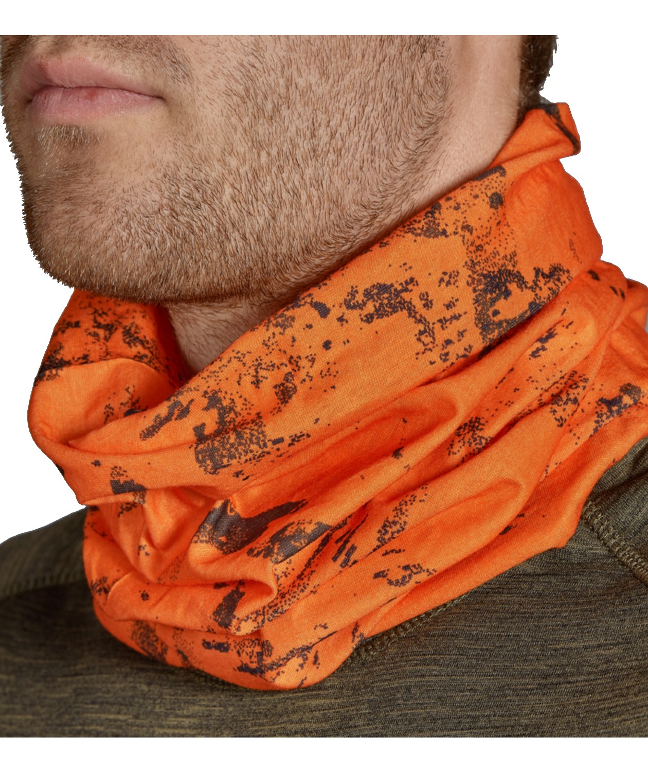 Seeland 2er-pack Halsw&auml;rmer, Pine green/InVis Orange blaze