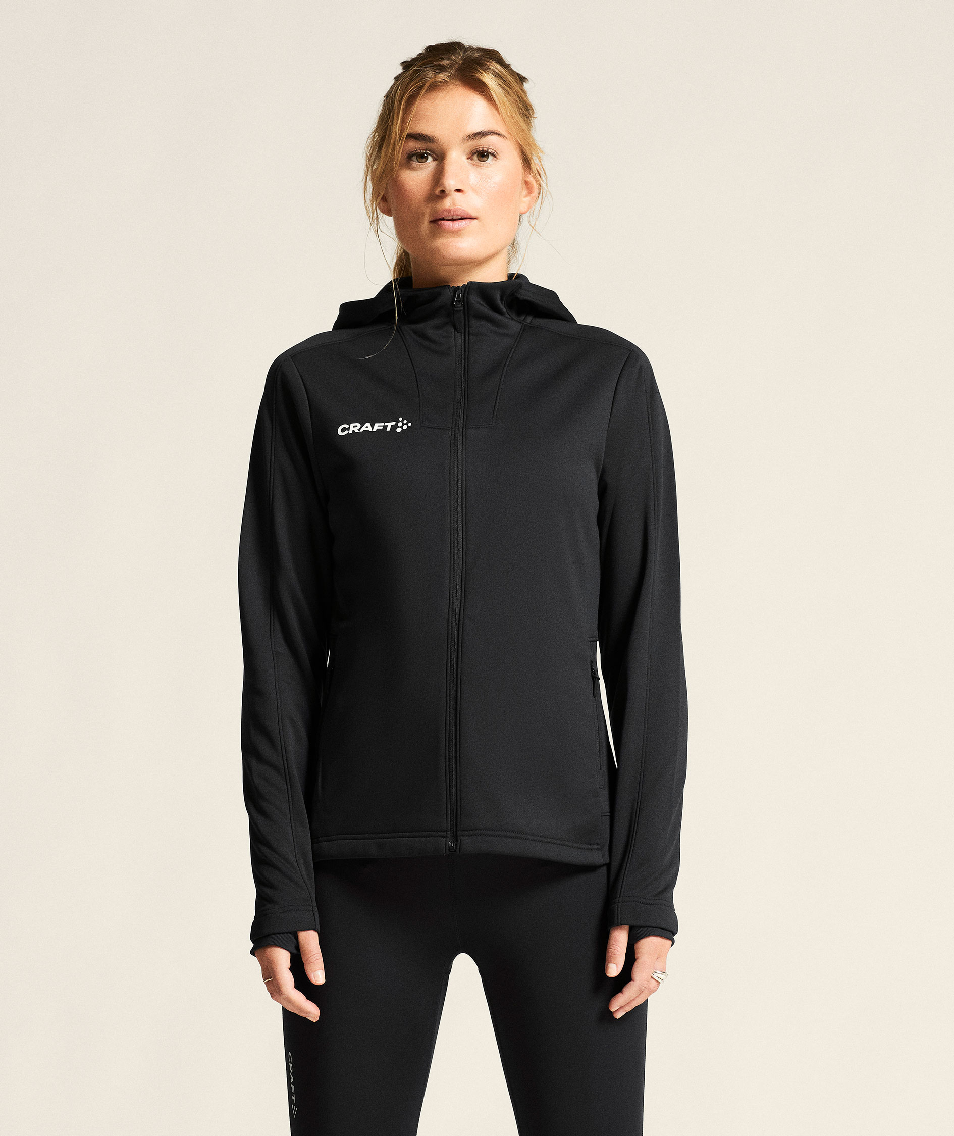 Craft Evolve 2.0 Damen Hoodie mit Rei&szlig;verschluss, Black, large image number 6