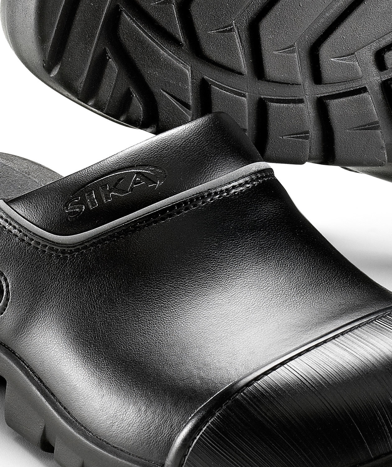 2. sortering Sika tr&aelig;sko u. h&aelig;lkappe SB, Sort