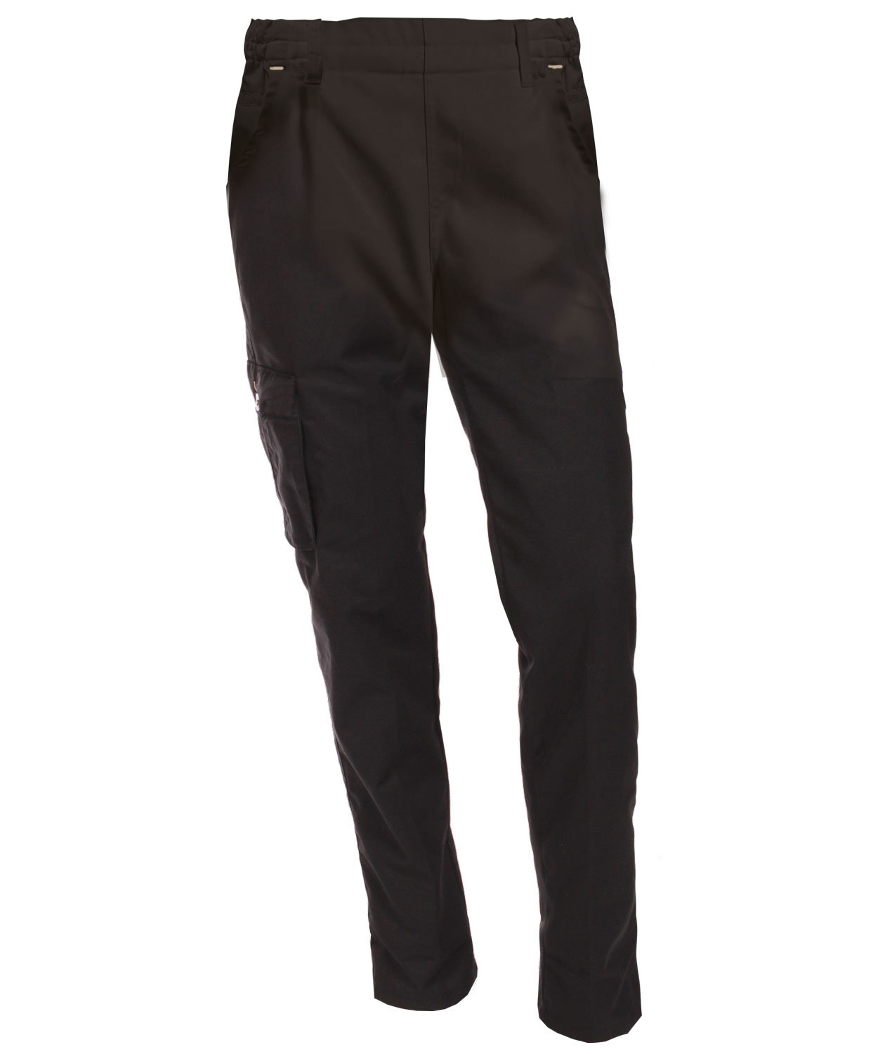 Nybo Workwear Perfect Fit pull-on chinos benl&aelig;ngde 82 cm, Sort