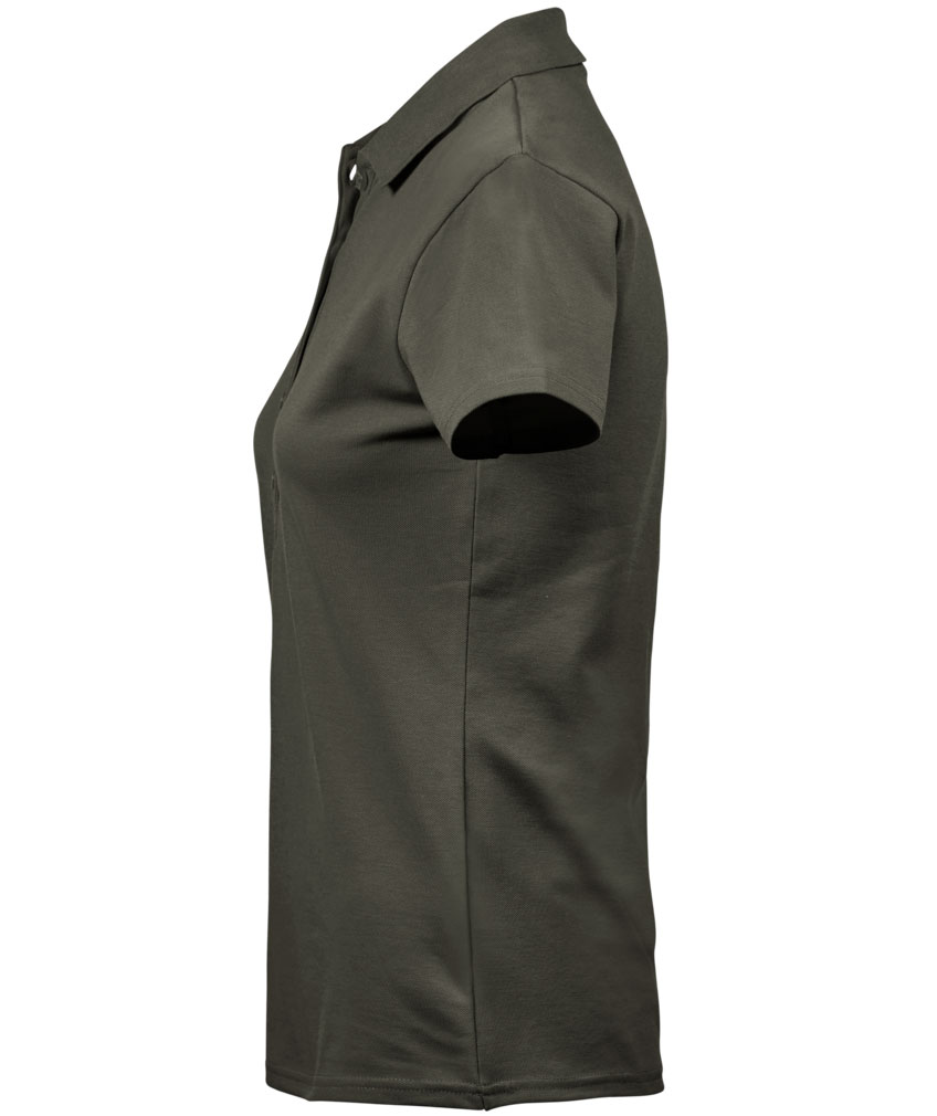 Tee Jays Luxury Stretch dame polo T-shirt, Deep Green, large image number 2