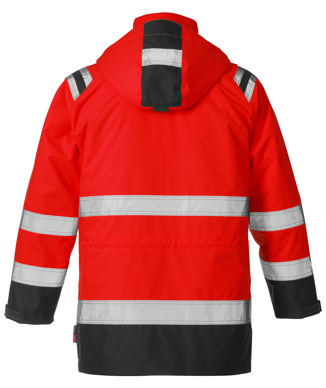 Fristads Airtech&reg; 3-i-1 parkas 4036, Varsel R&ouml;d/Svart