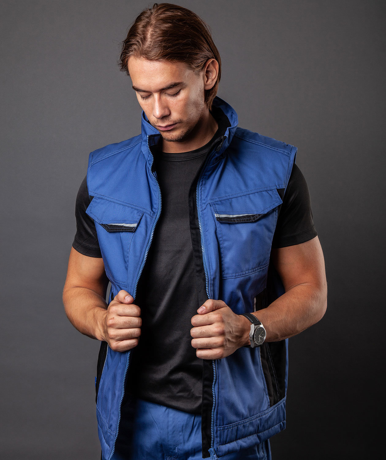 ProJob vest, Sky Blue