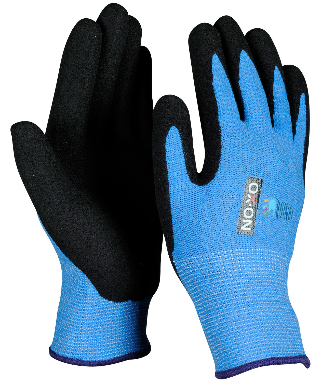 OX-ON Junior flex arbetshandskar, Bl&aring;