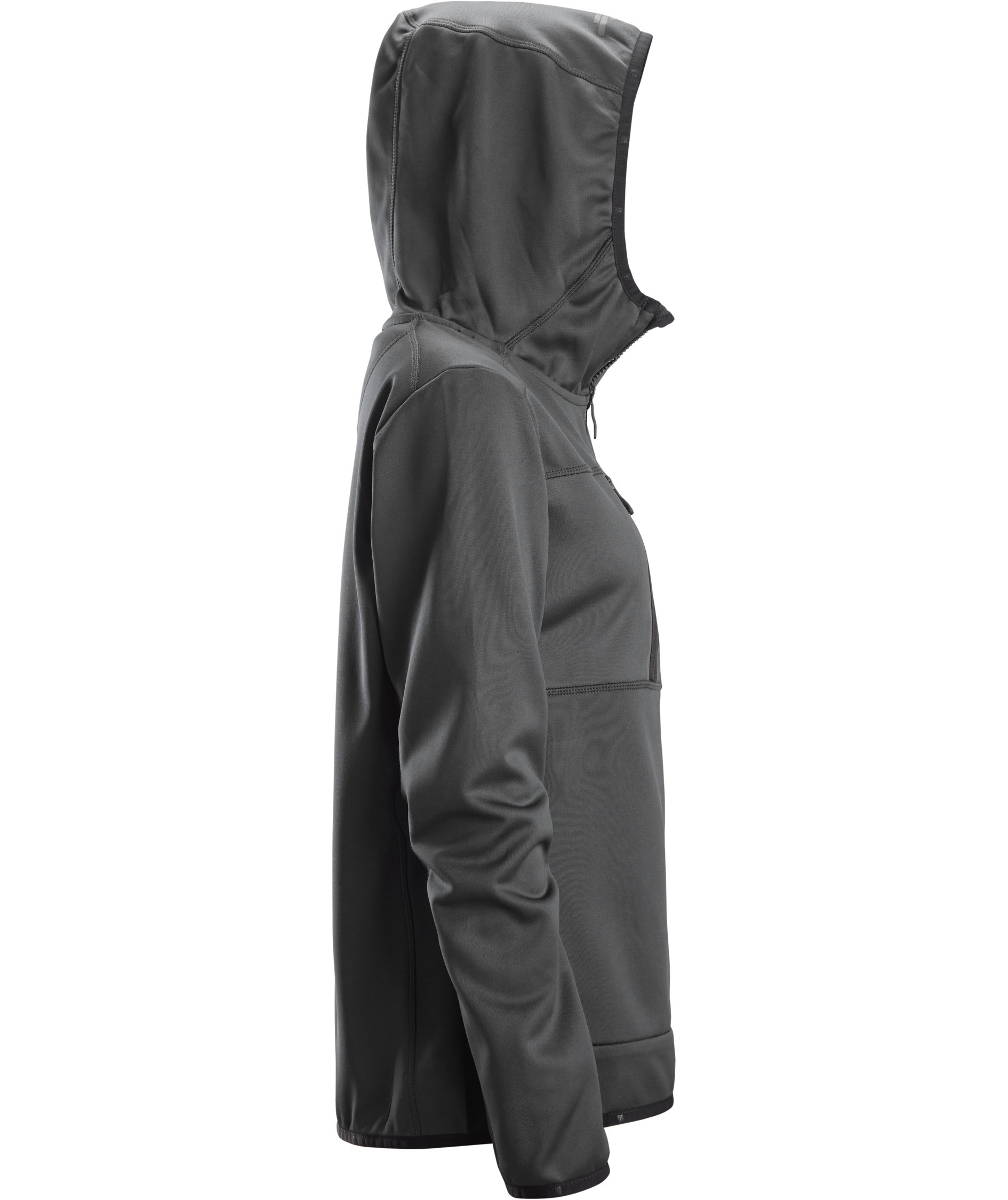 Snickers AllroundWork women's fleece hoodie 8057, Steel Grey, large image number 2