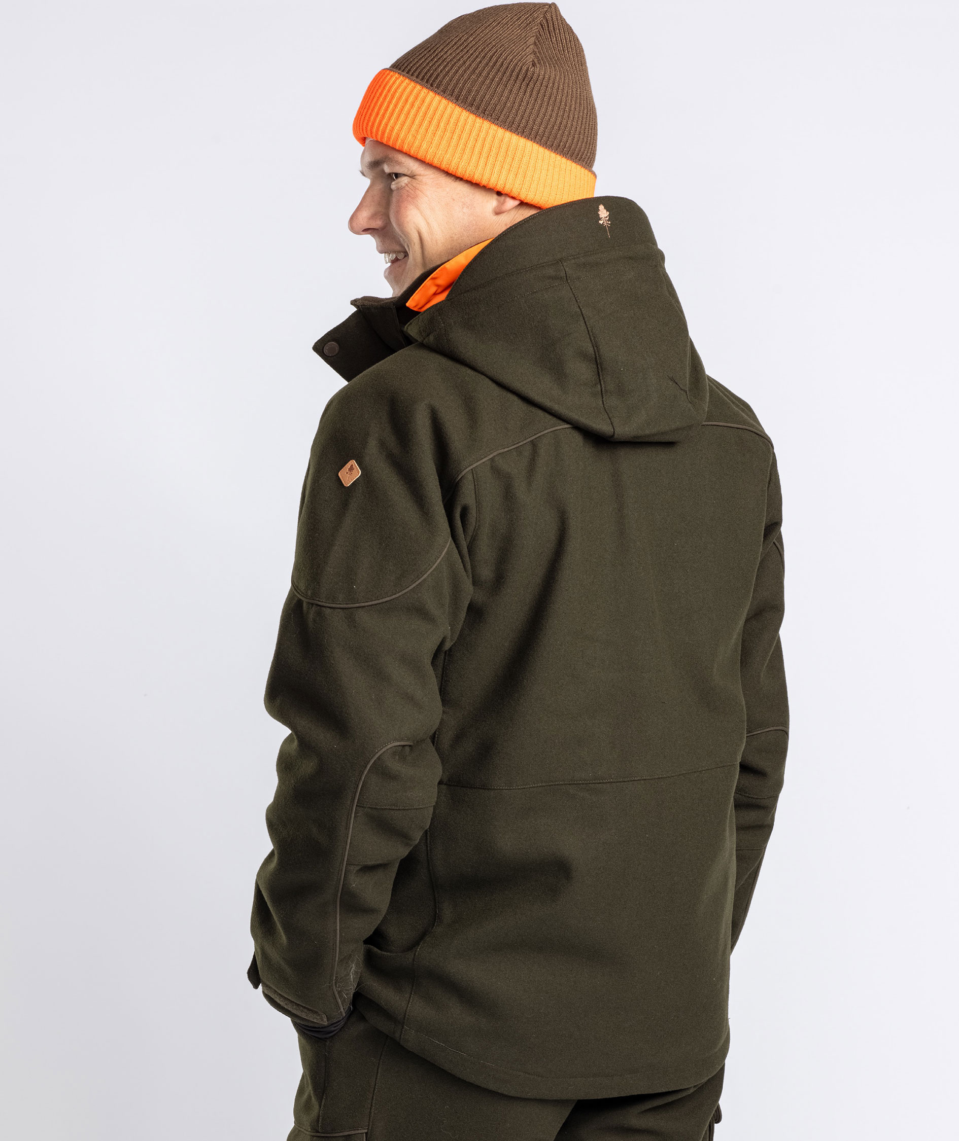 Pinewood Furudal Hunters jakke med uld, Moss green, large image number 10