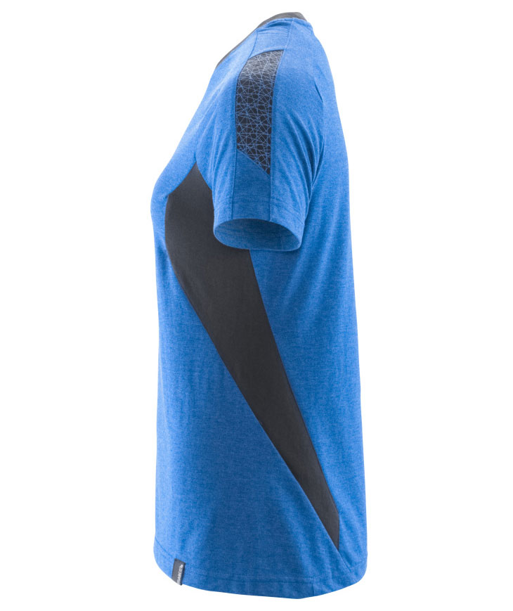 Mascot Accelerate women's T-shirt, Azure Blue/Dark Navy, large image number 3