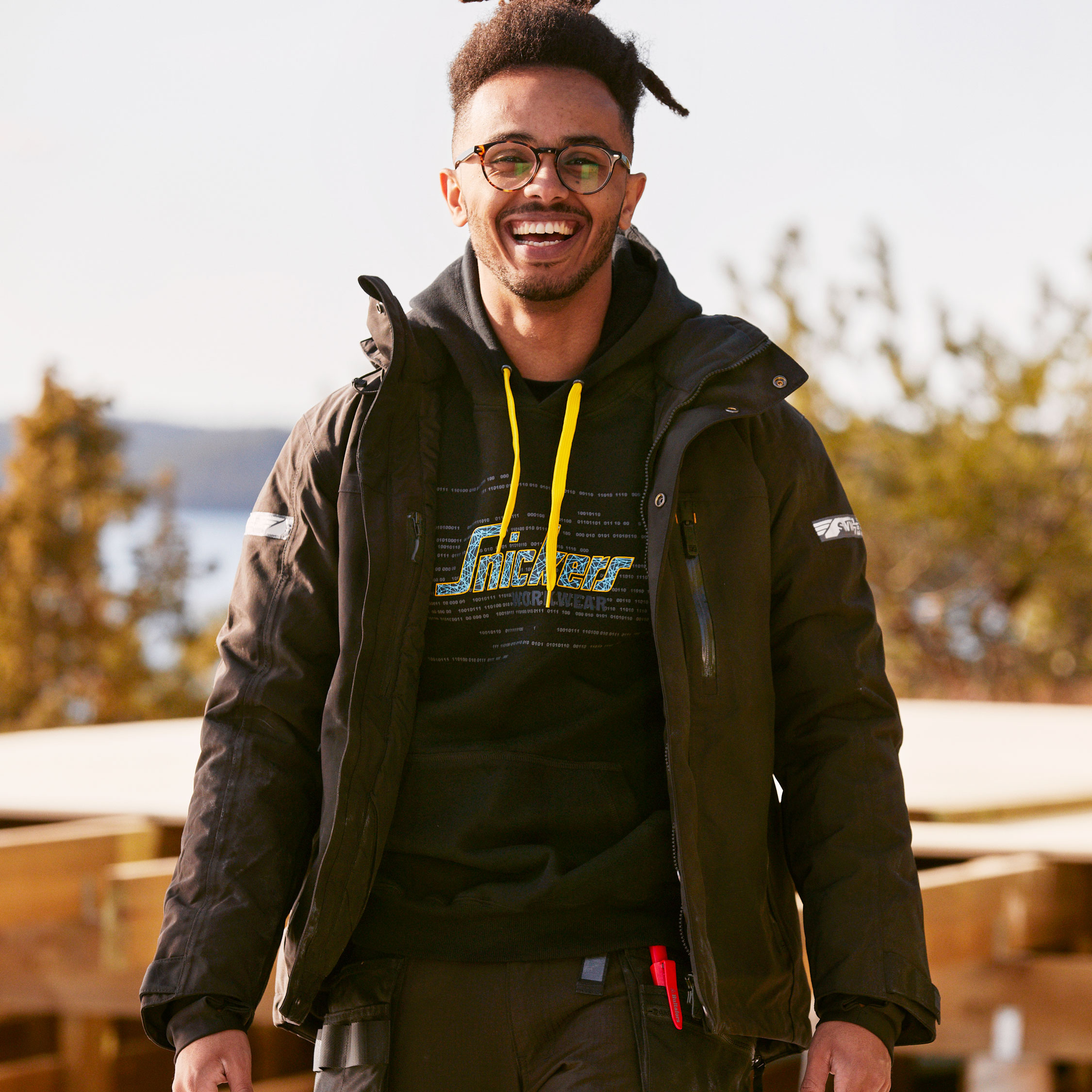 Snickers AllroundWork 37.5&reg; vandtett vinterjakke 1102, Svart, large image number 6