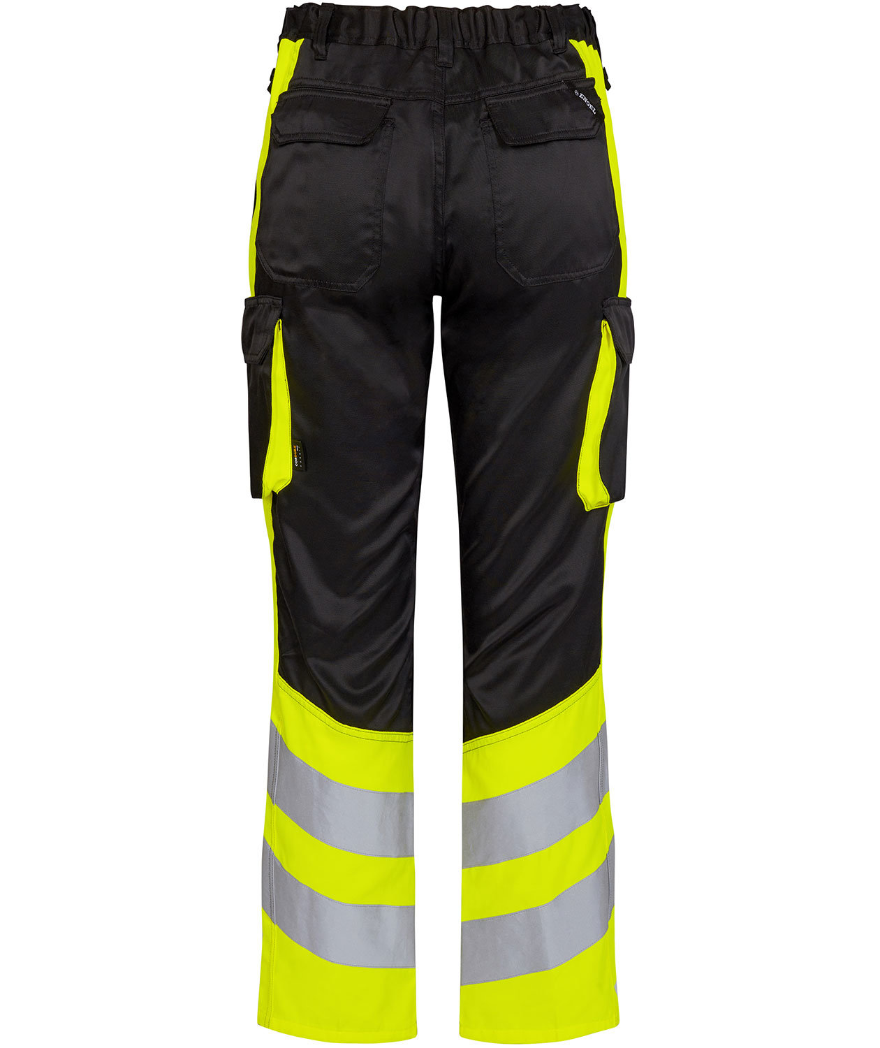 Engel Safety Light arbetsbyxa, Svart/Varselgul