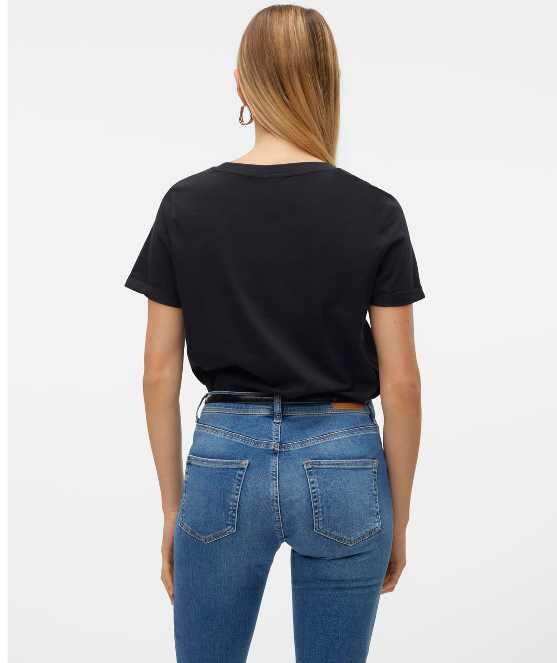 Vero Moda VMPAULA T-shirt, Black, large image number 2