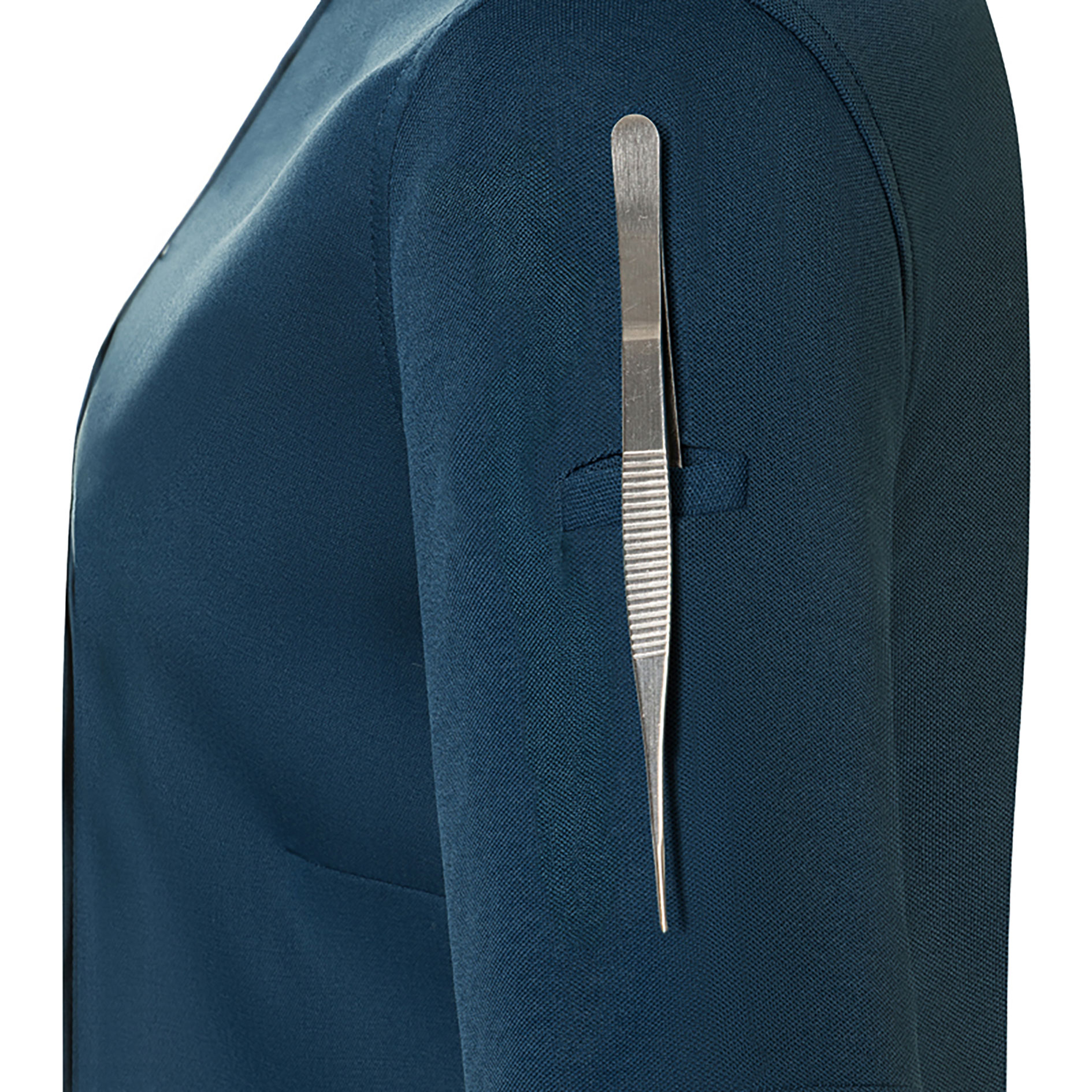 Karlowsky DIAMOND CUT&reg; Avantgarde kurz&auml;rmlige Damen Kochjacke, Steel Blue, large image number 5