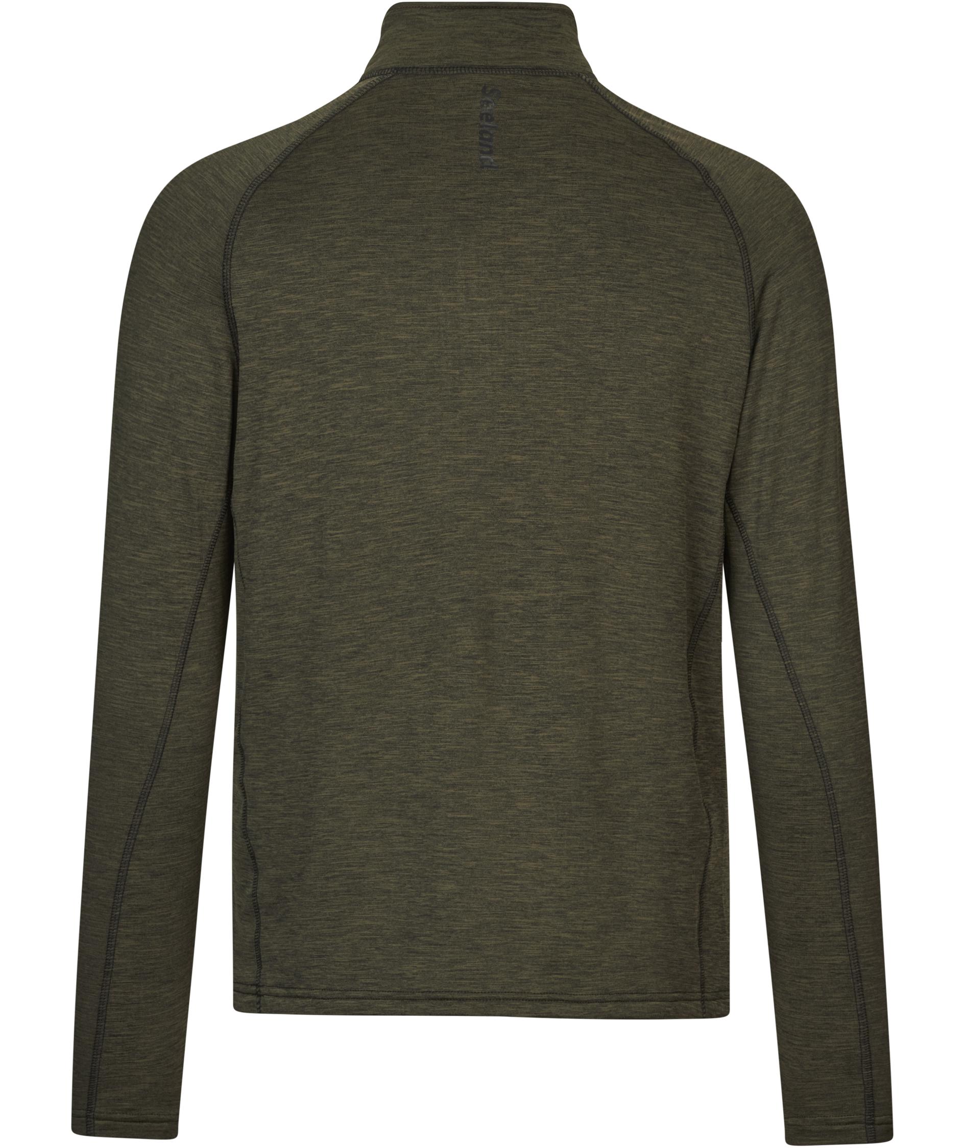 Seeland Peak Halfzip Baselayer Sweater, Pine Green Melange