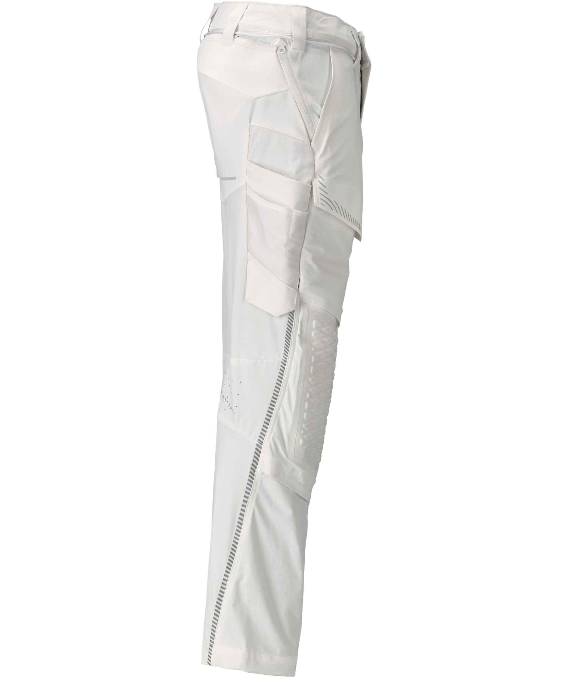 Mascot Customized arbejdsbukser full stretch, Hvid, large image number 3