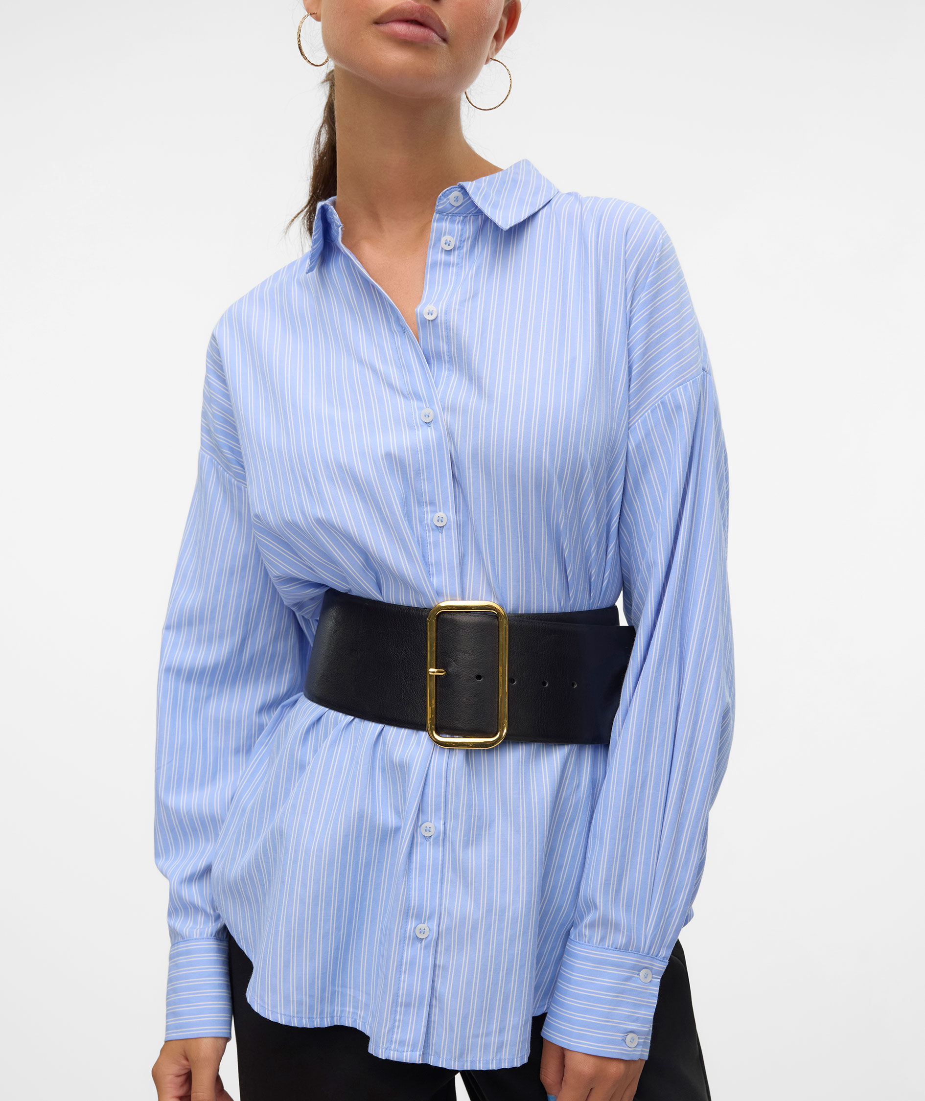 Vero Moda VMFANNI dameskjorte, Hydrangea, large image number 5