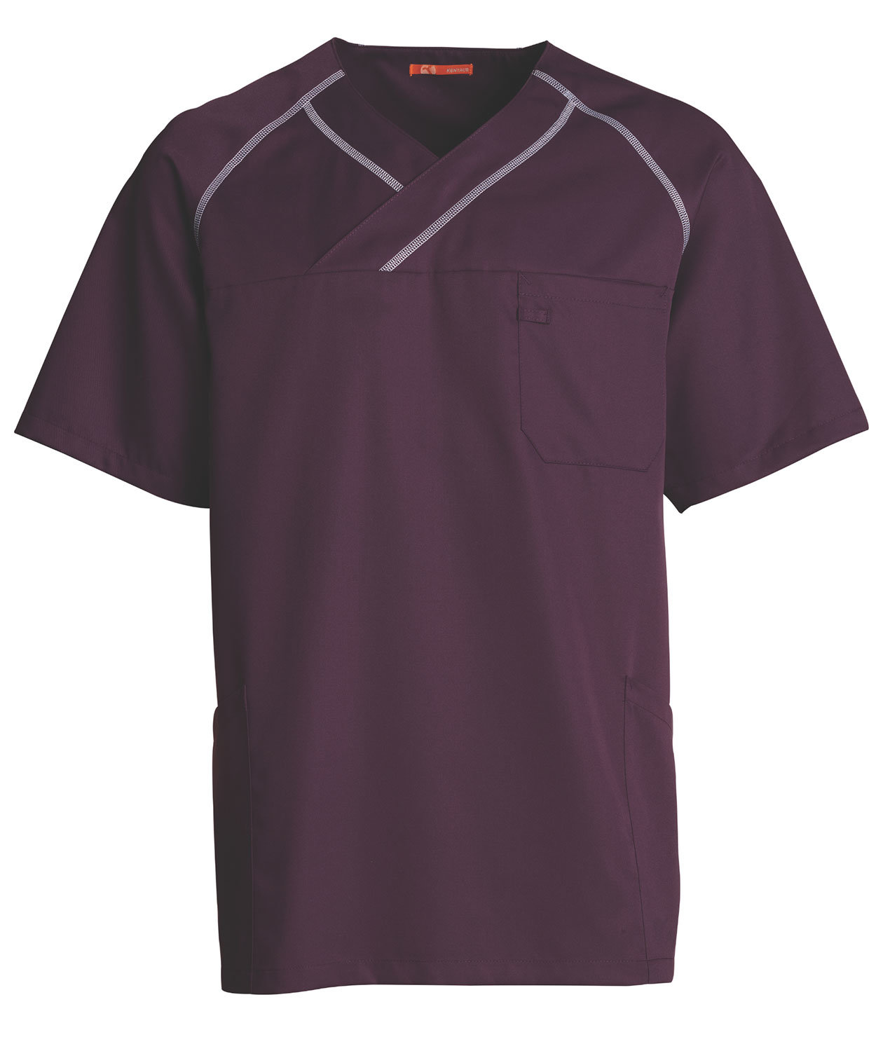 Kentaur Kasack mit grauen Flatlock-N&auml;hten,, Cassis, large image number 0