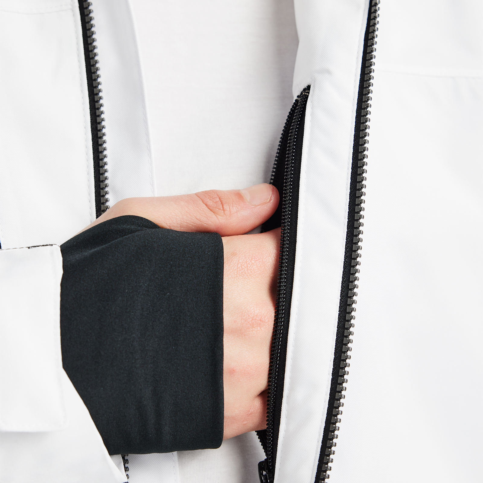 Bl&aring;kl&auml;der Unite vinterjakke, Hvid/m&oslash;rk gr&aring;, large image number 5