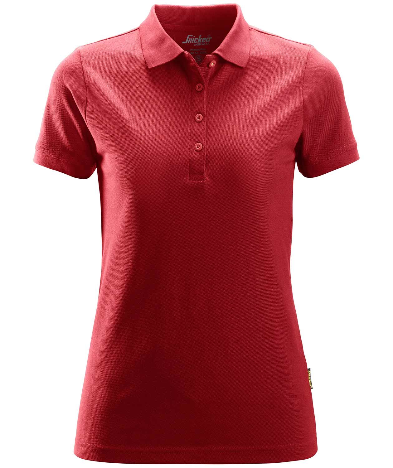 Snickers dame polo T-shirt 2702, Chili Red, large image number 0