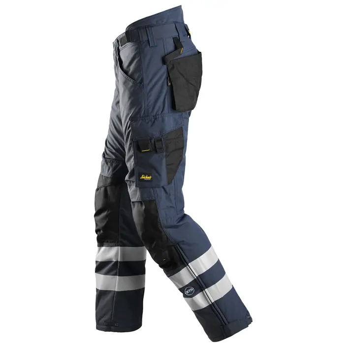 Snickers AllroundWork 37.5® vinterbukser 6619, Navy/Sort, large image number 3