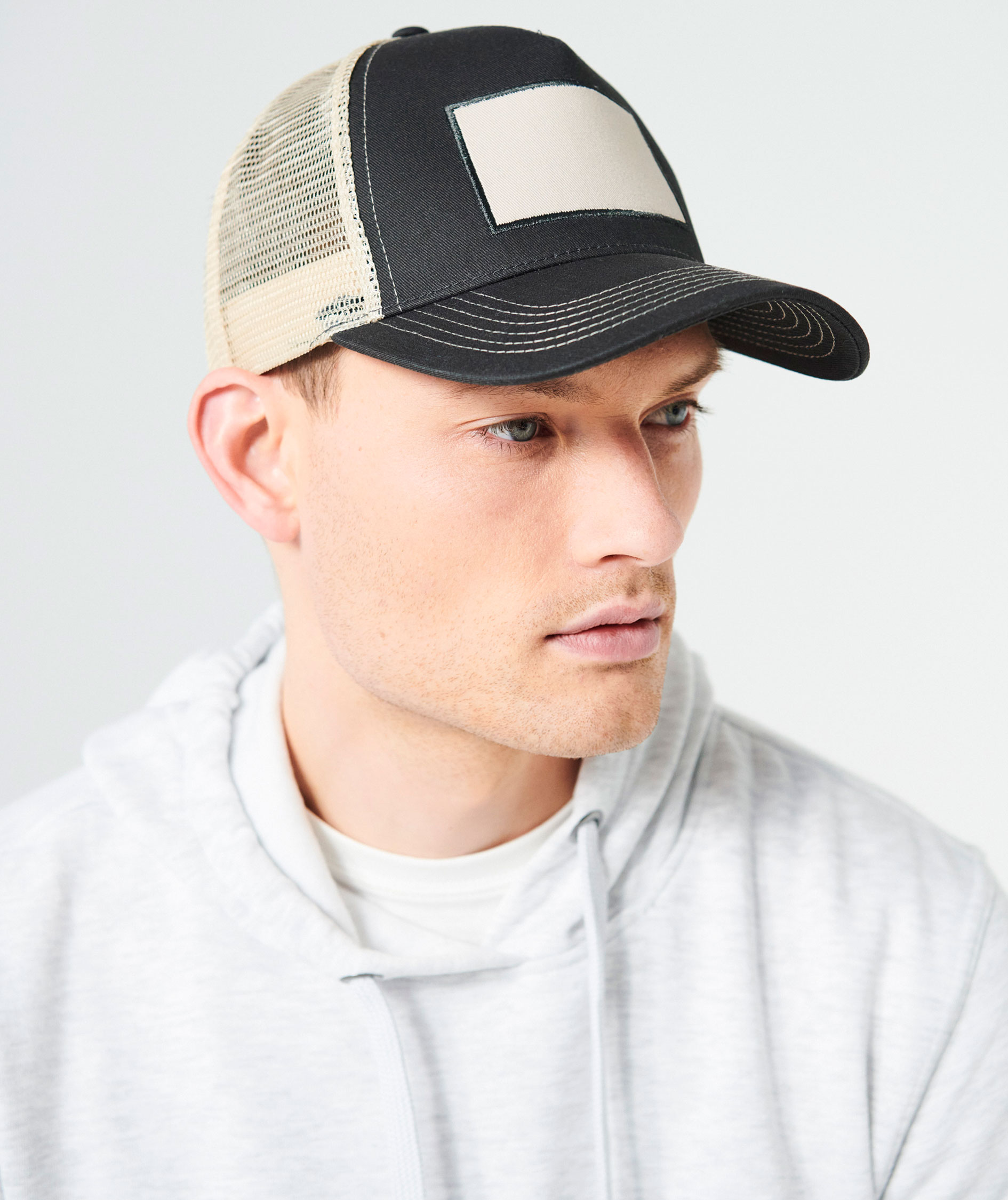 Clique Trucker Patch keps, Metal Grey