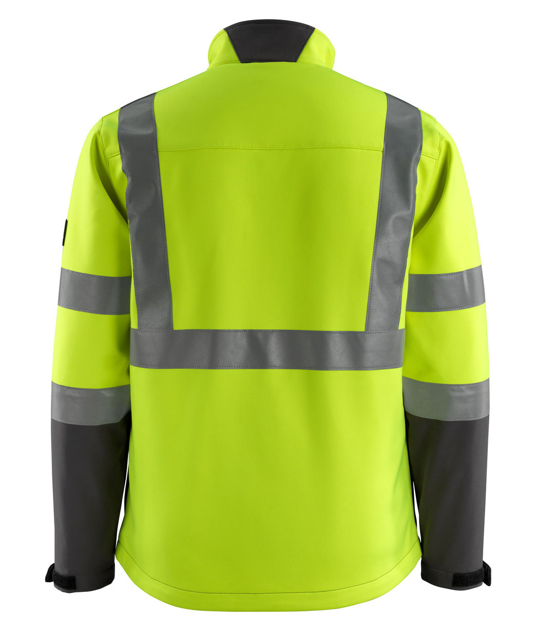 Mascot Safe Light Kiama softshelljakke, Hi-vis Gul/M&oslash;rk antracit, large image number 2