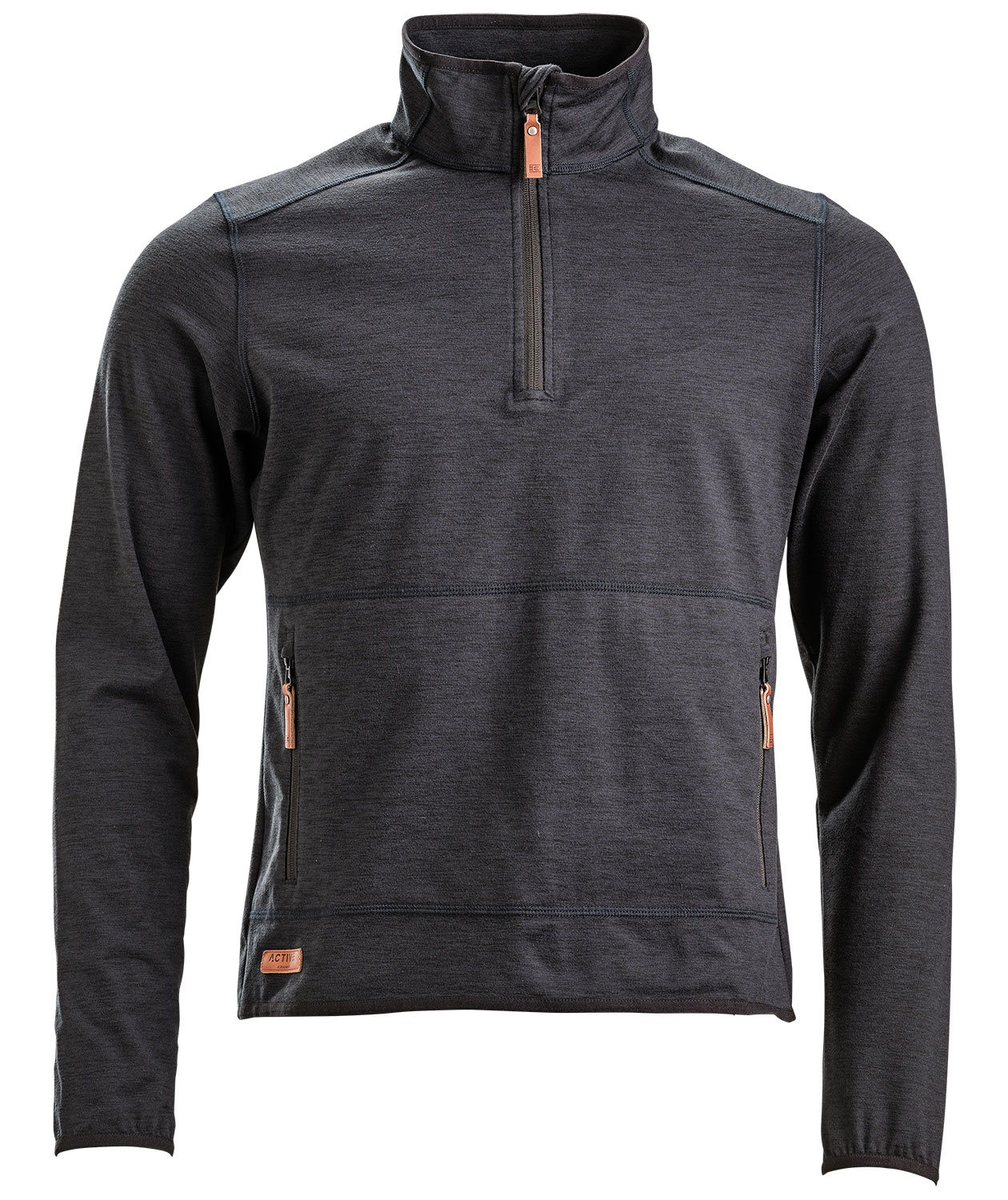 Kramp Active fleecegenser, Koksgr&aring;