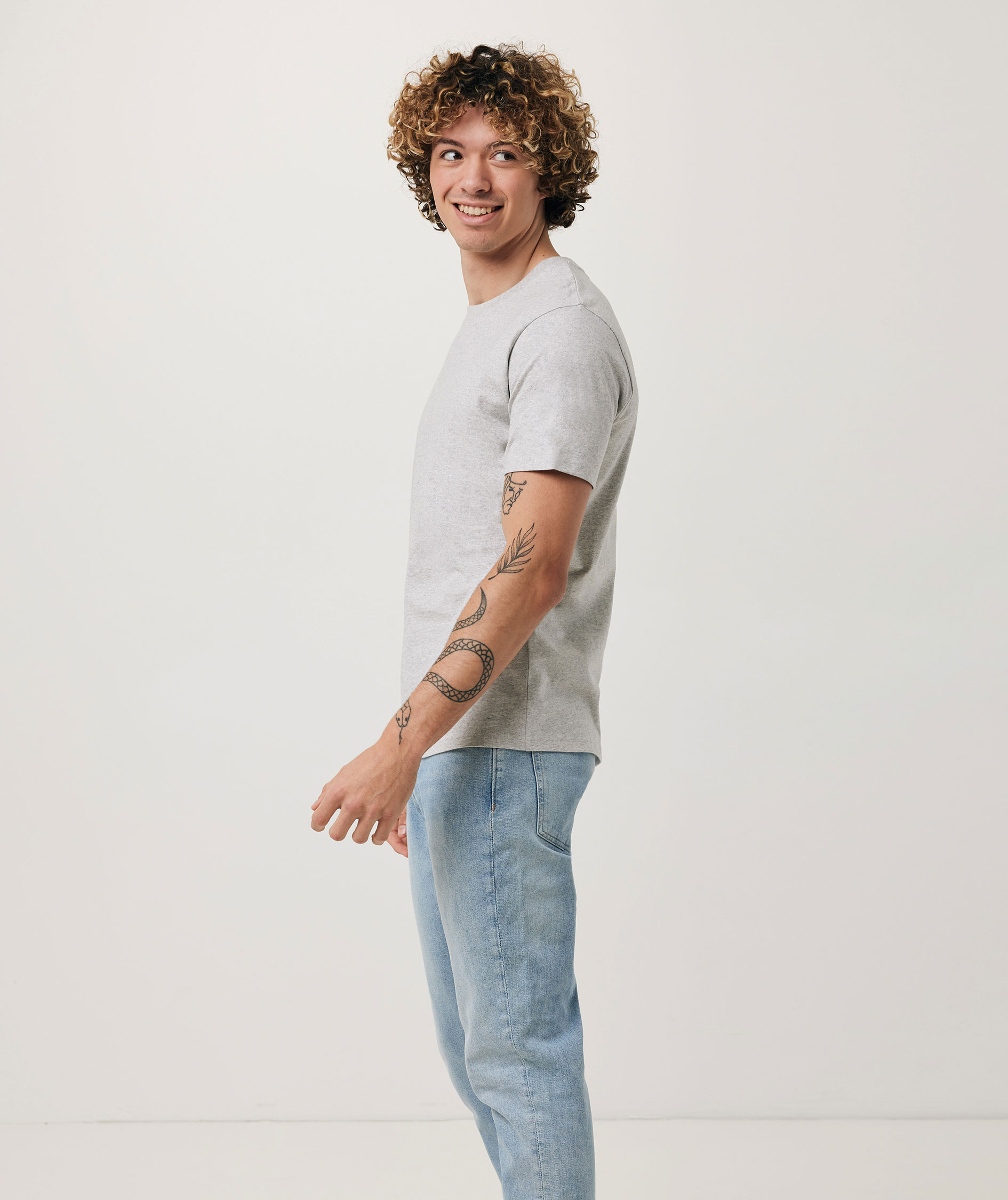 Iqoniq Brett T-Shirt, Light Heather Grey, large image number 5