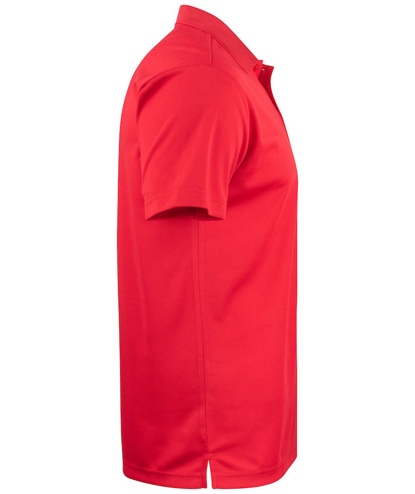 Clique Basic Active  polo T-shirt, R&oslash;d, large image number 3