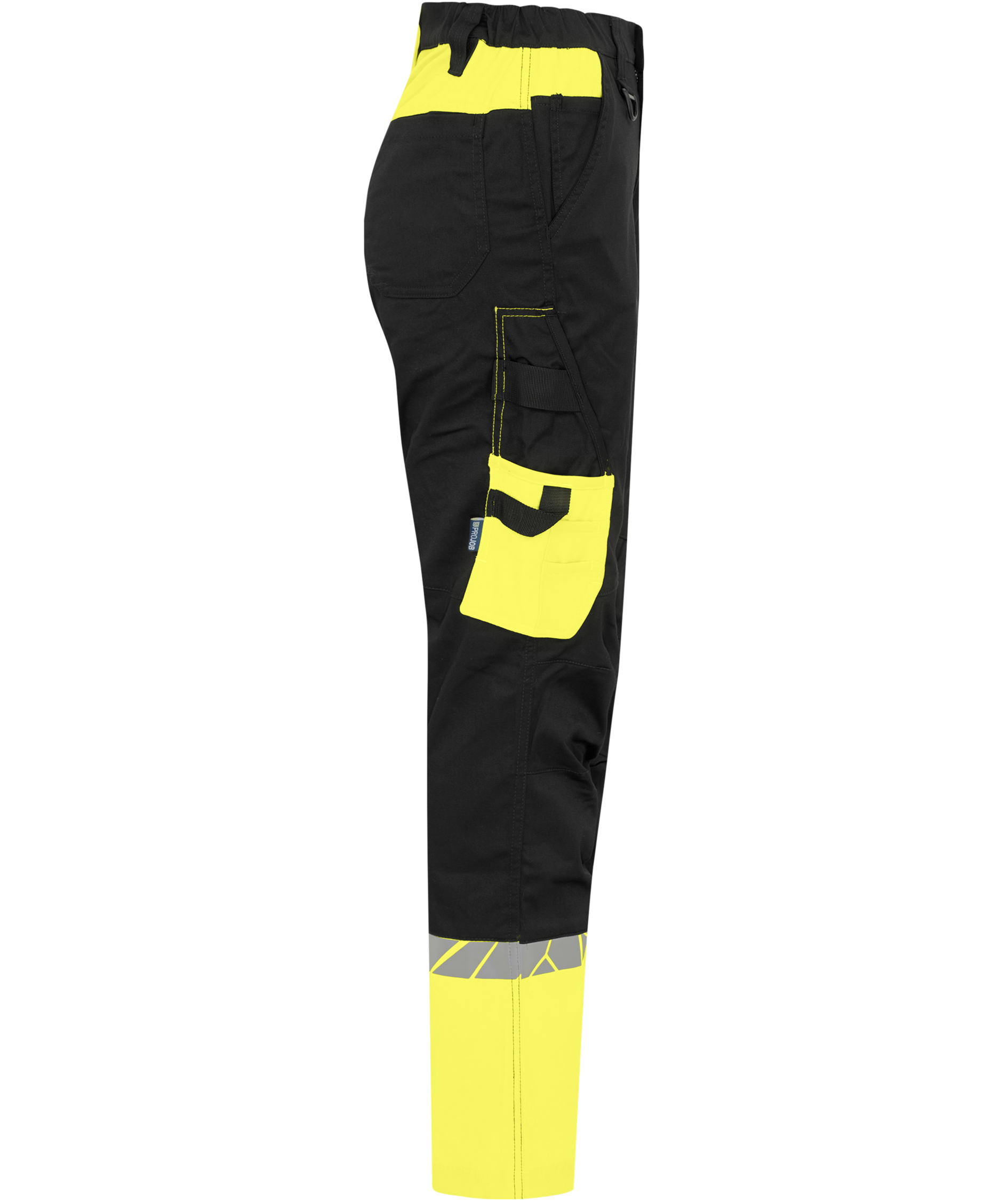 ProJob Damen Diensthose 7511, Schwarz/Gelb, large image number 2