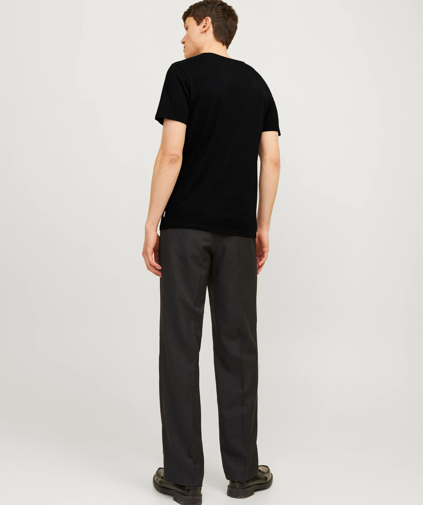 Jack & Jones JABASIC 2-pack short-sleeved underwear shirt, Black, large image number 3