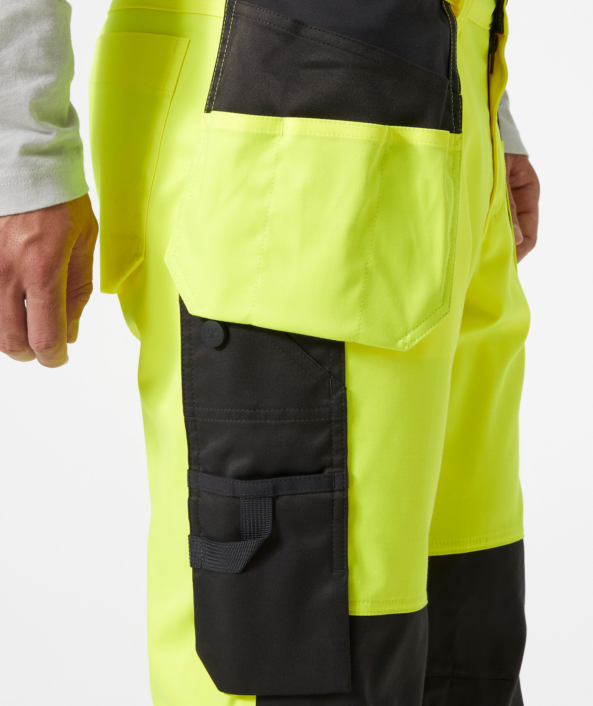 Helly Hansen UC-ME Handwerkerhose, Hi-vis Gelb/Ebony, large image number 4
