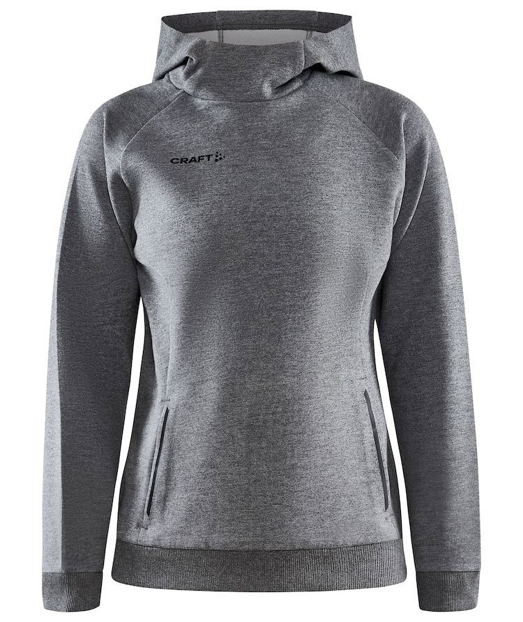 Craft Core Soul Hood dame sweatshirt, Dark Grey Melange, Dark Grey Melange, swatch
