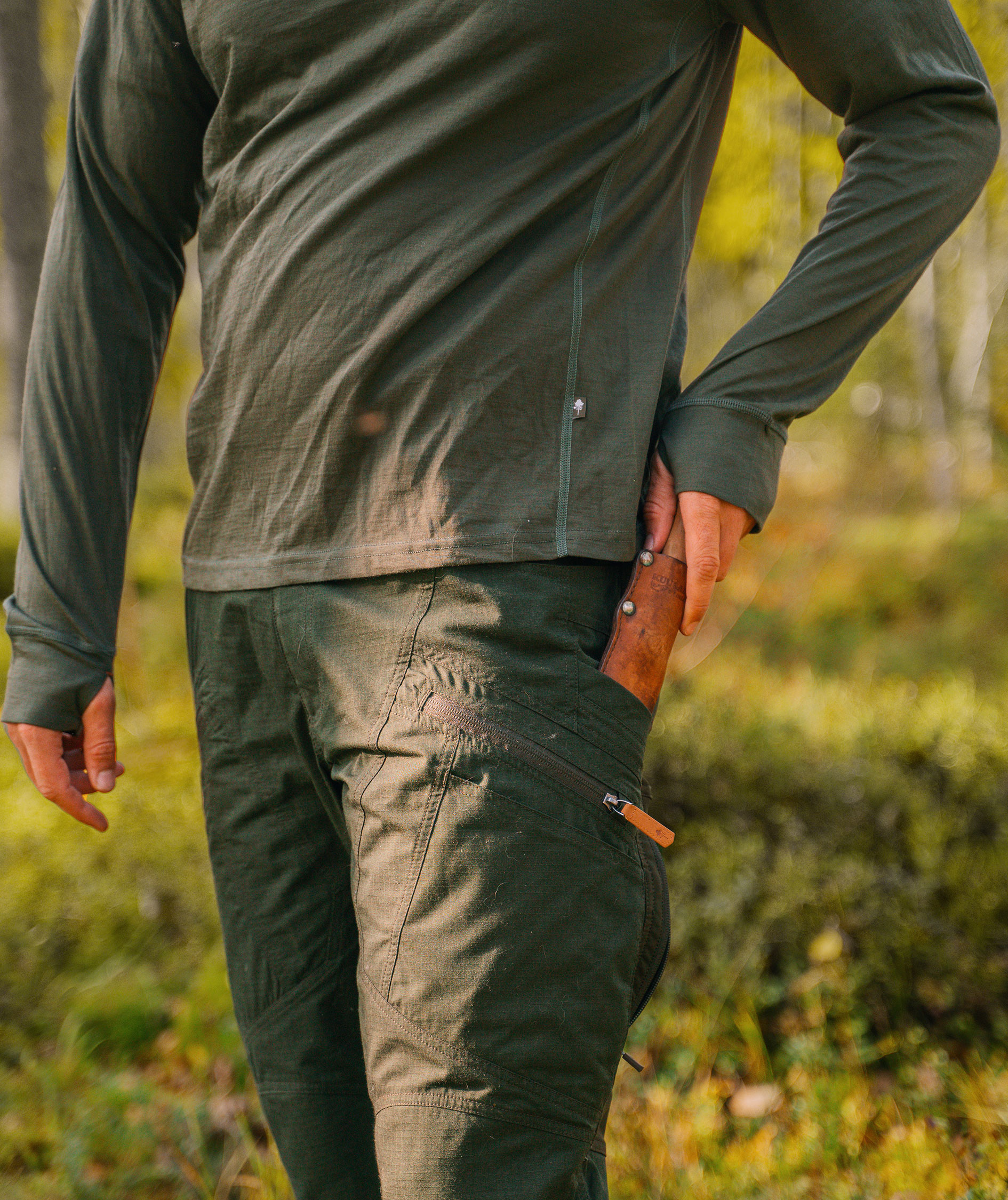 Pinewood&nbsp;Lappland Expert bukser, Moss green, large image number 8