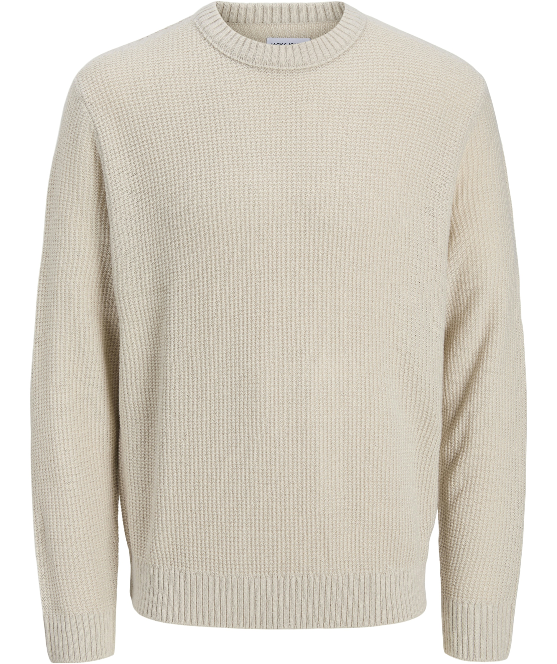 Jack & Jones JJROY stickad tr&ouml;ja, Moonbeam