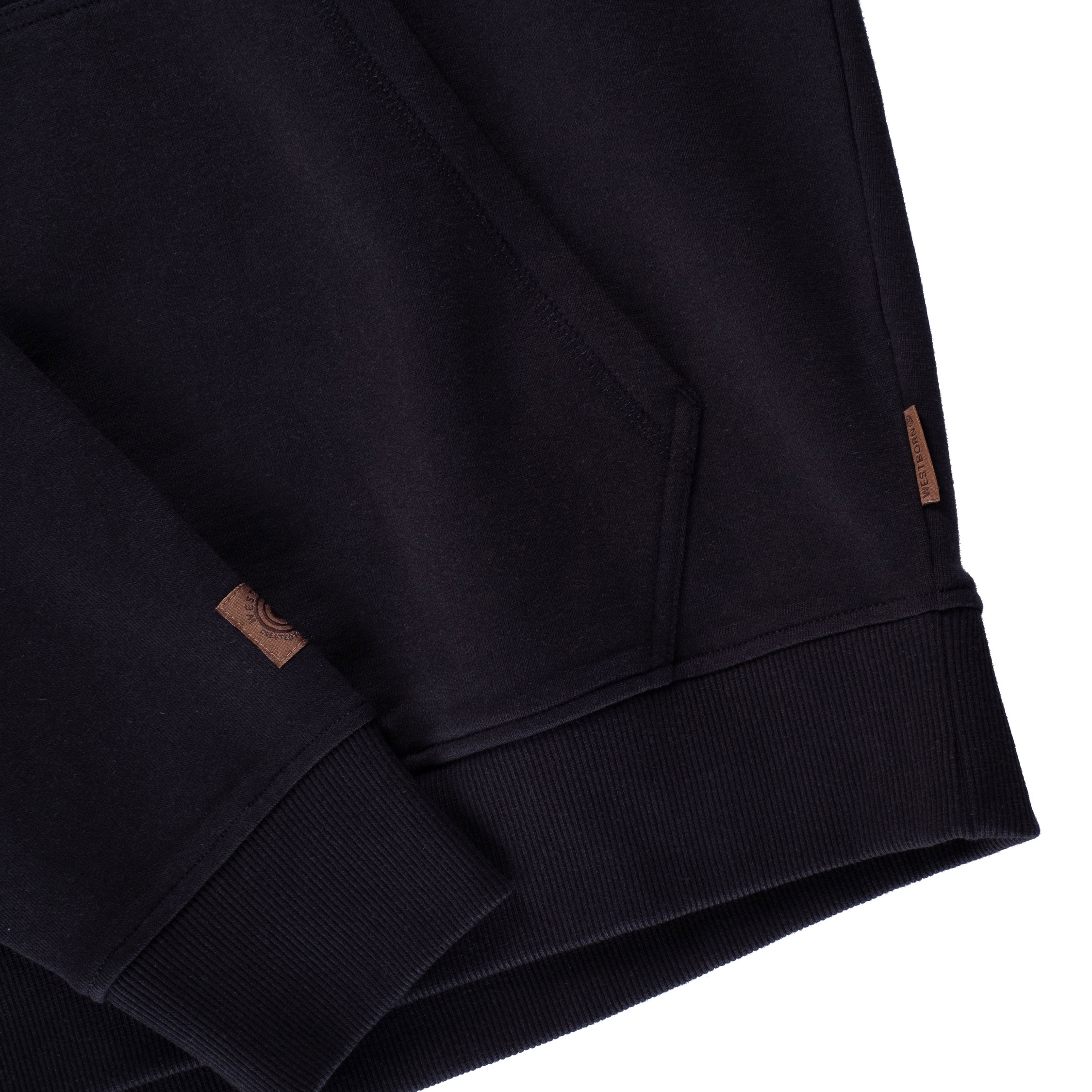 Westborn Logo h&aelig;ttetr&oslash;je, Black, large image number 5