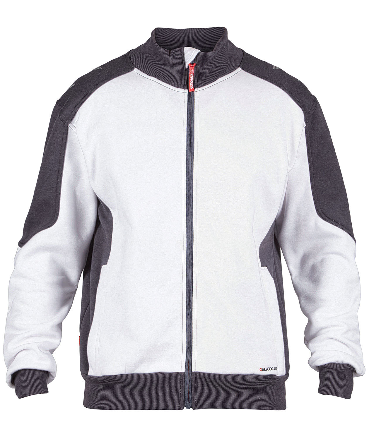 Engel Galaxy sweat cardigan, Hvit/Antrasittgr&aring;, Hvit/Antrasittgr&aring;, swatch