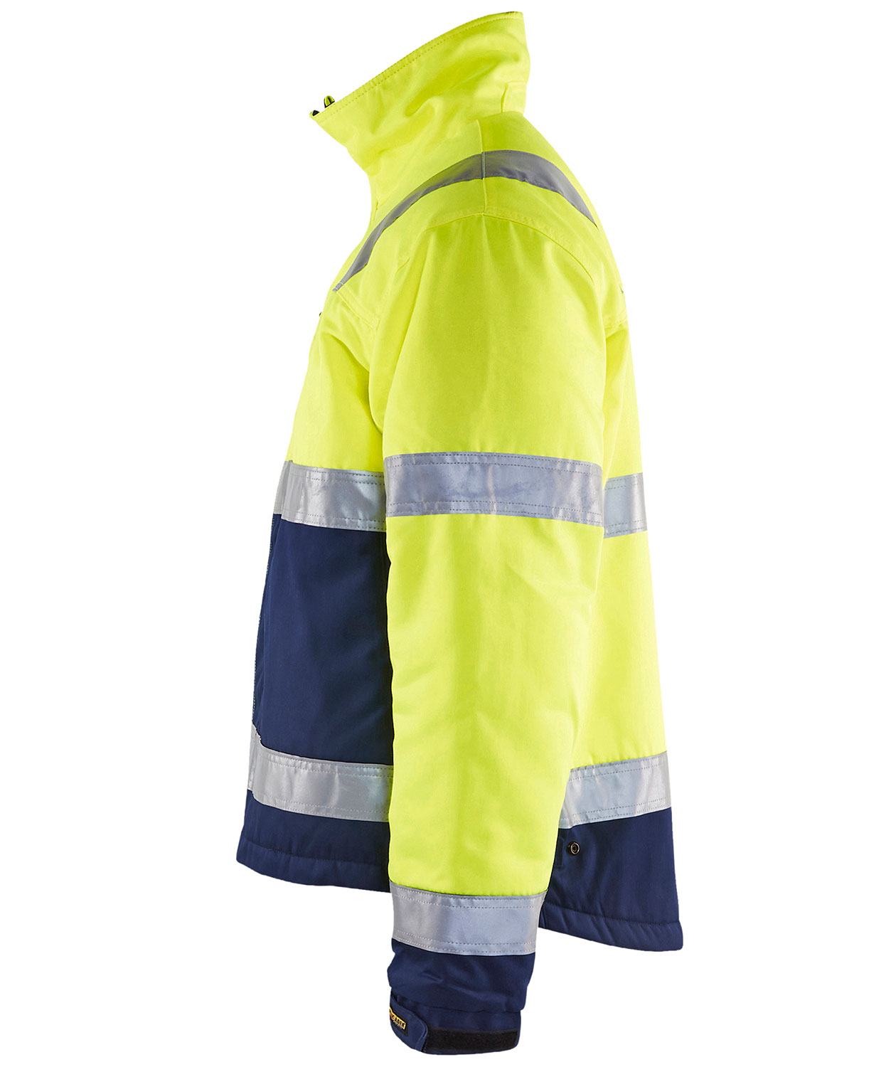 Bl&aring;kl&auml;der vinter arbeidsjakke, Gul/Marine, large image number 3