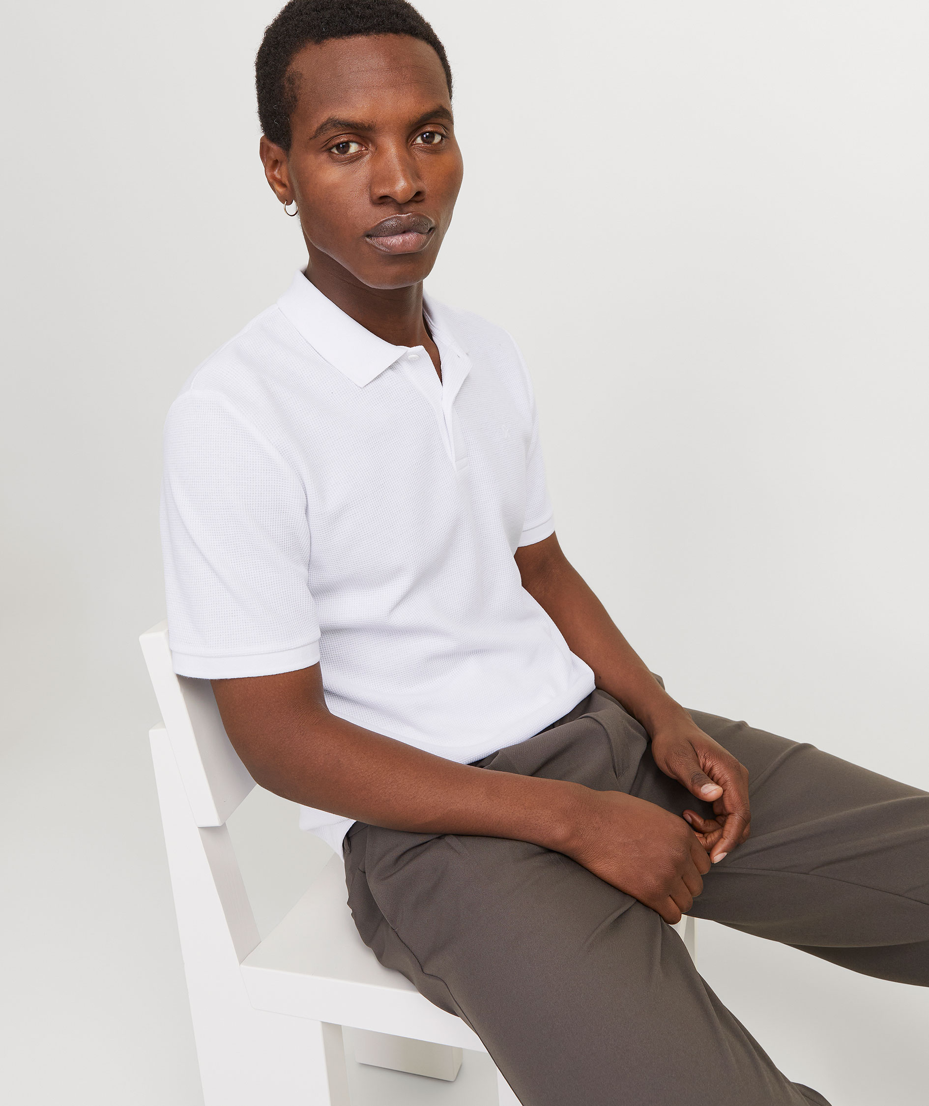 Jack & Jones JJEAUSTIN Polo shirt, White, large image number 3