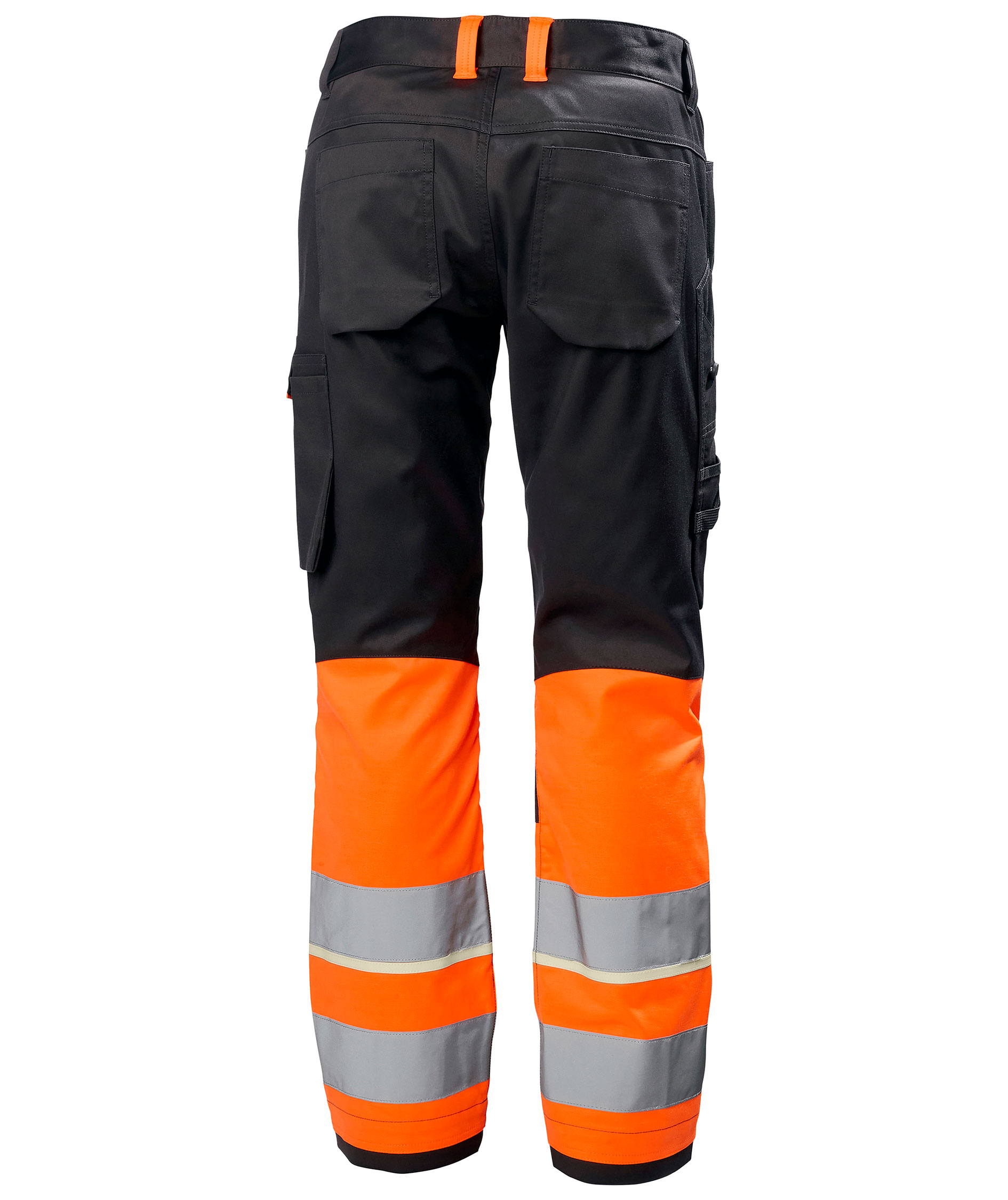 Helly Hansen UC-ME work trousers, Hi-vis Orange/Ebony, large image number 2